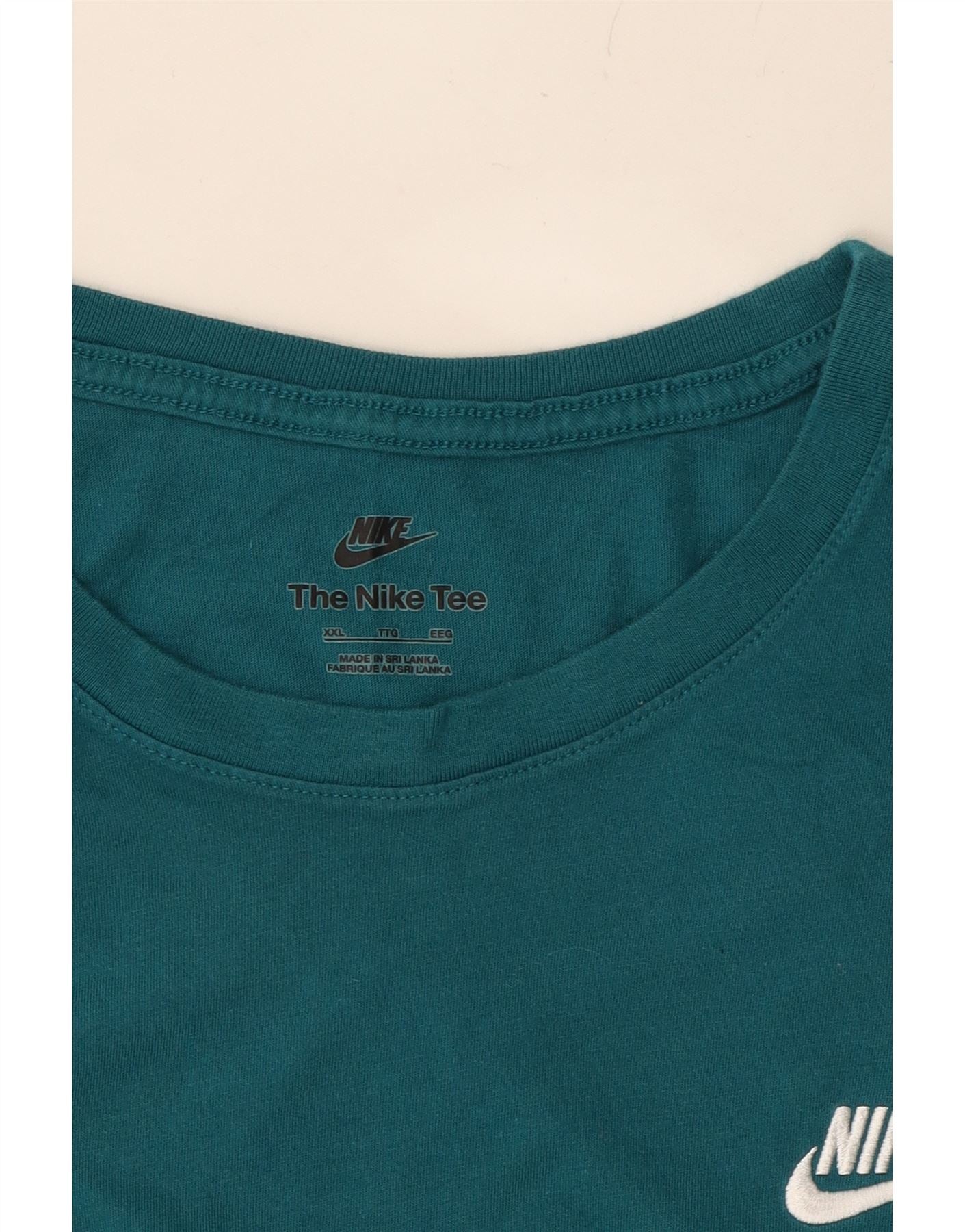 NIKE Mens T-Shirt Top 2XL Green Cotton Vintage Nike and Second-Hand Nike from Messina Hembry