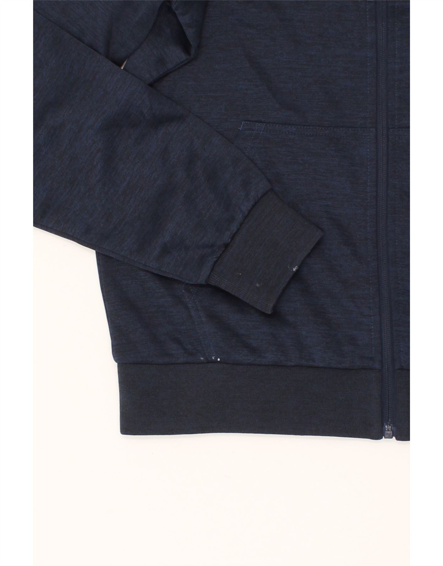ELLESSE Mens Zip Hoodie Sweater Medium Navy Blue Polyester Vintage Ellesse and Second-Hand Ellesse from Messina Hembry