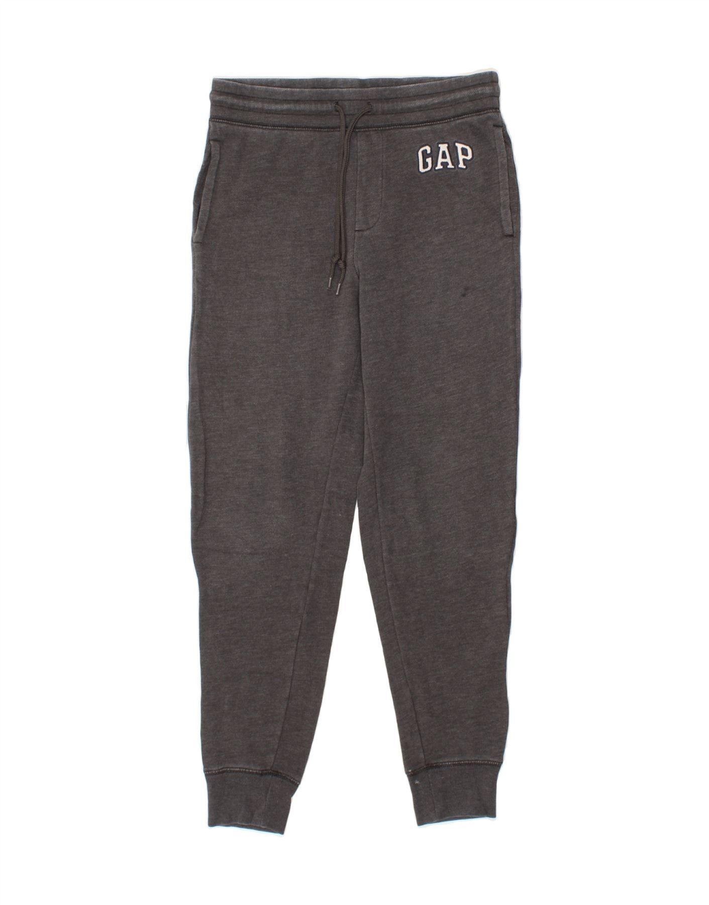 GAP Womens Tracksuit Trousers Joggers UK 6 XS Grey Cotton Vintage Gap and Second-Hand Gap from Messina Hembry