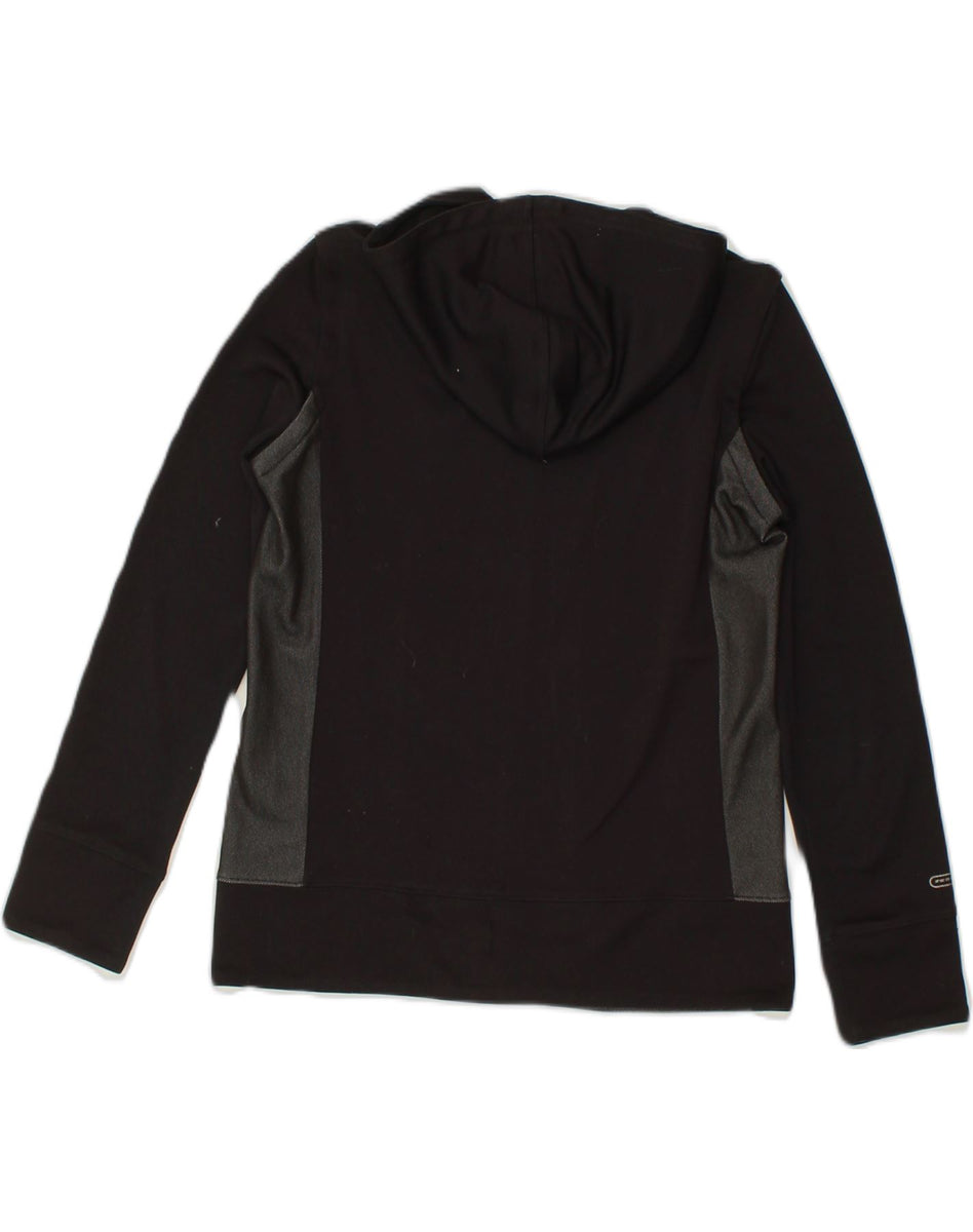 UNDER ARMOUR Womens Zip Hoodie Sweater UK 18 XL Grey Colourblock