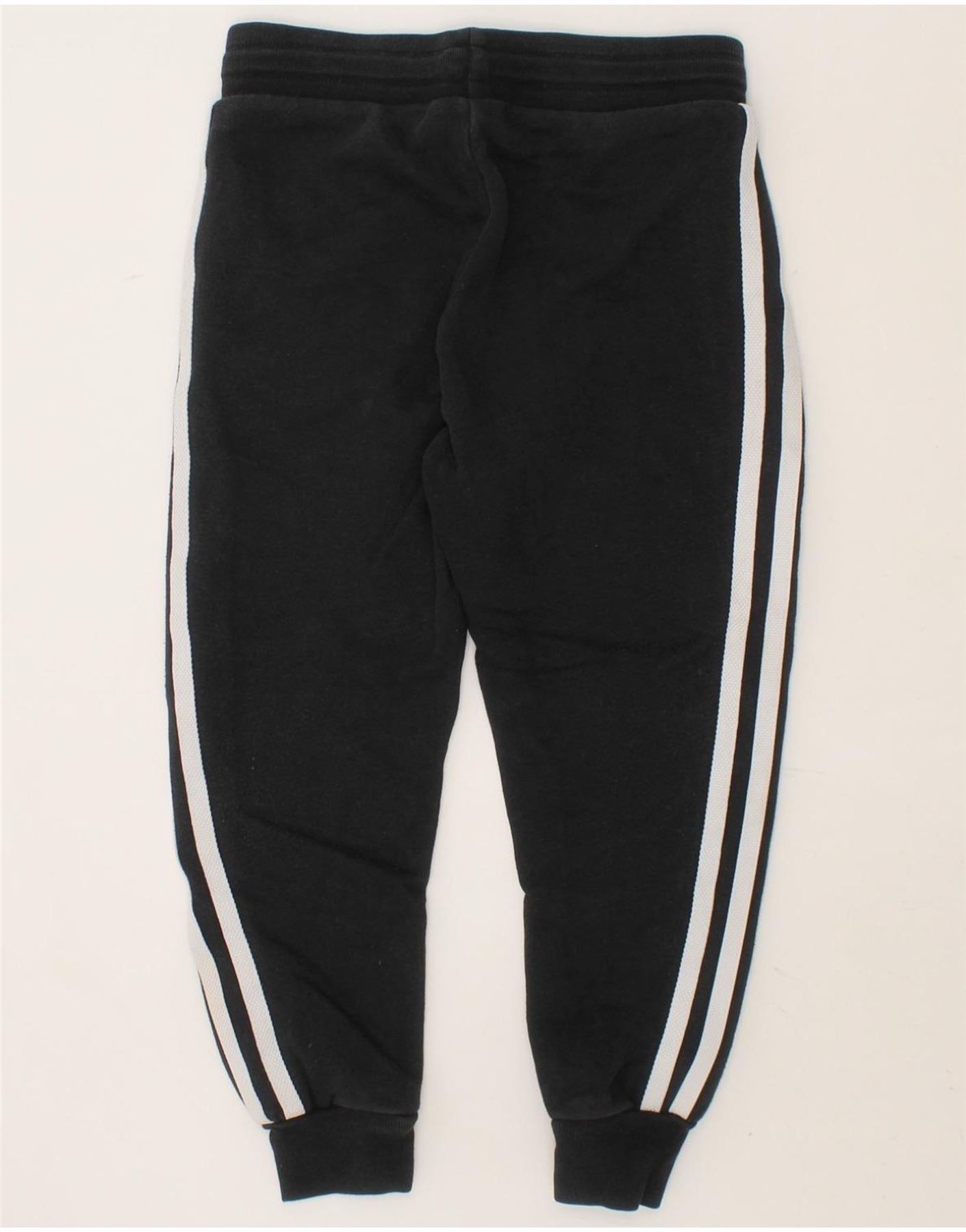 ADIDAS Boys Tracksuit Trousers Joggers 4-5 Years Black Cotton Vintage Adidas and Second-Hand Adidas from Messina Hembry