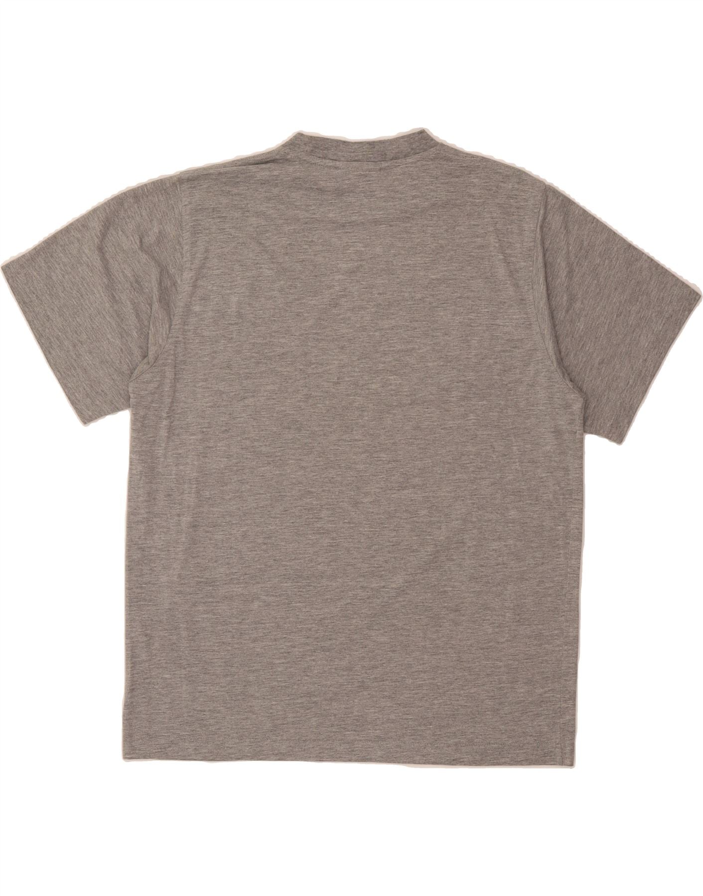 ADIDAS Mens T-Shirt Top Medium Grey Cotton Vintage Adidas and Second-Hand Adidas from Messina Hembry