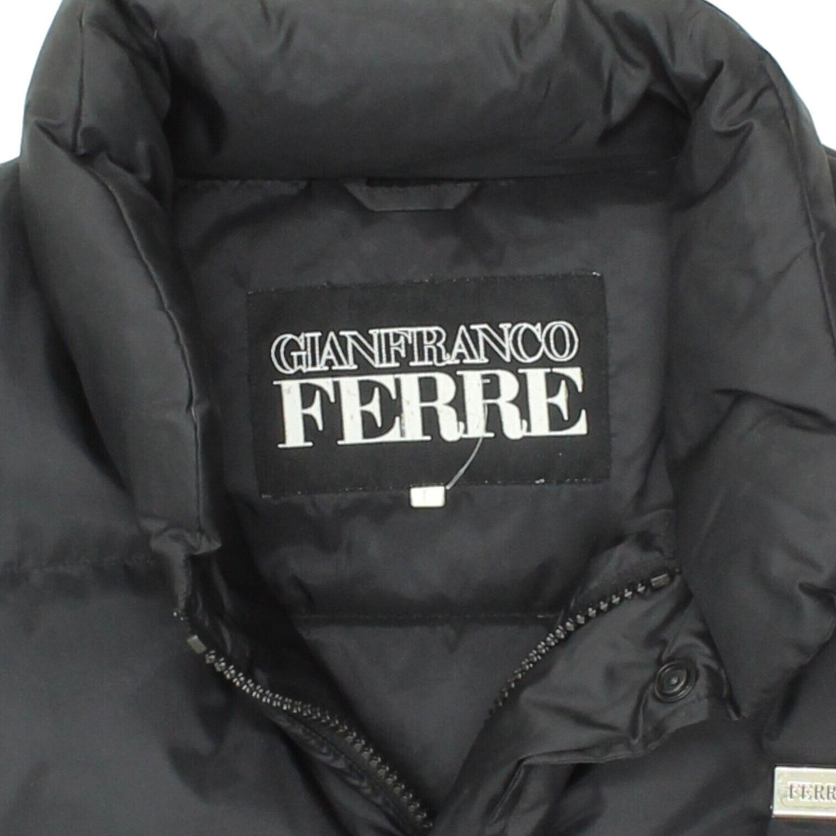 Gianfranco Ferre Mens Black Puffer Jacket | High End