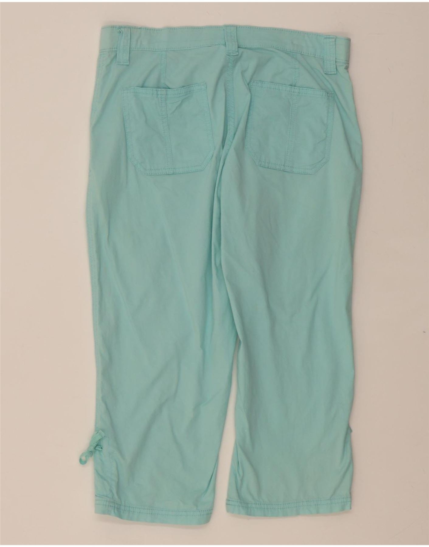 LEE Womens Straight Capri Trousers US 8 Medium W31 L20 Blue Cotton Vintage Lee and Second-Hand Lee from Messina Hembry