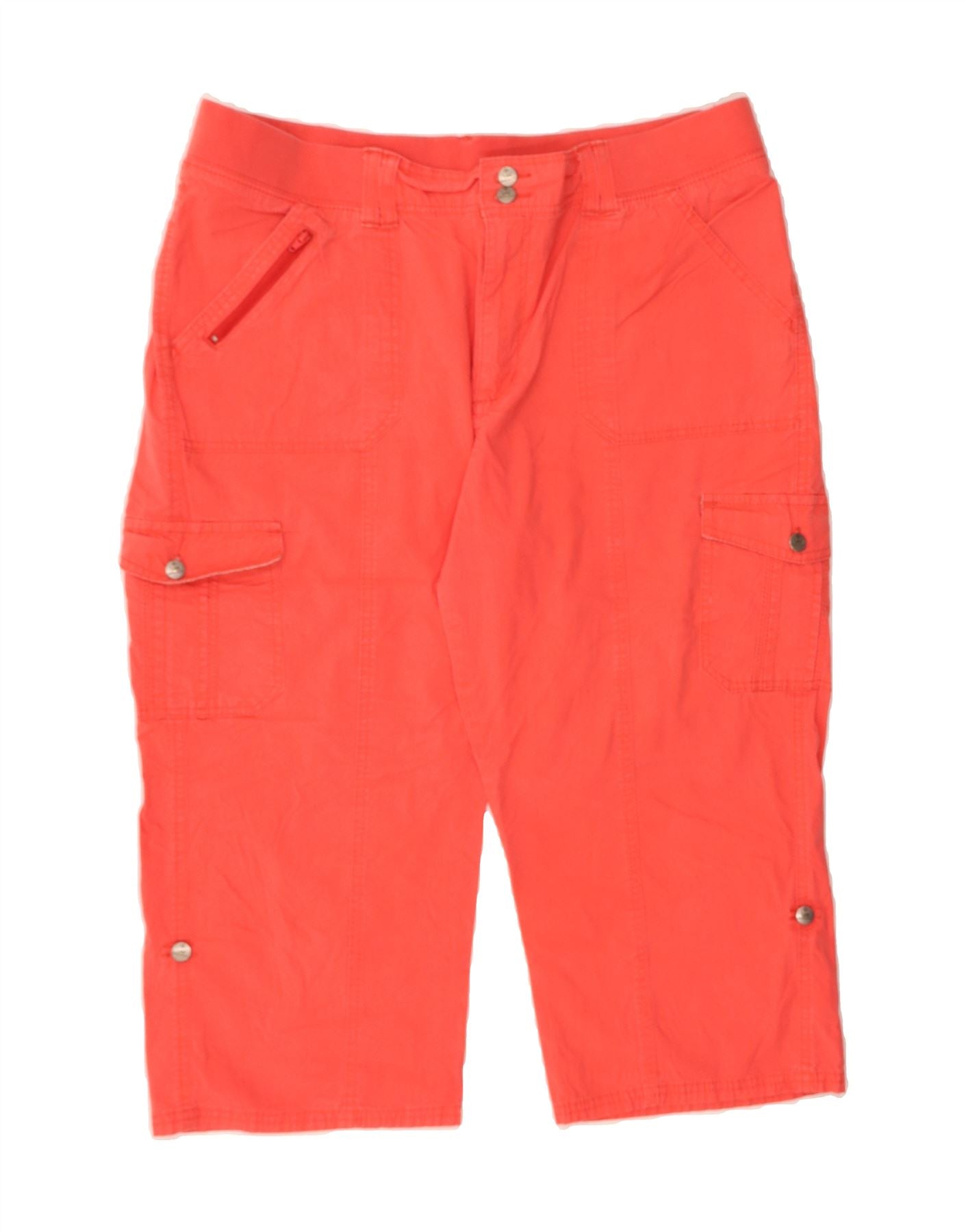 LEE Womens Capri Cargo Trousers US 18 2XL W36 L20 Red Cotton Vintage Lee and Second-Hand Lee from Messina Hembry