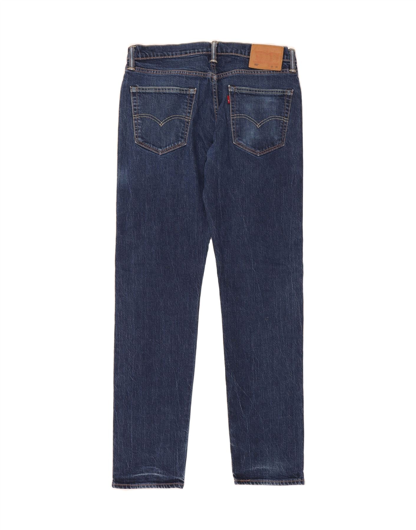 LEVI'S Mens 502 Tapered Jeans W33 L34 Blue Cotton Vintage Levi's and Second-Hand Levi's from Messina Hembry