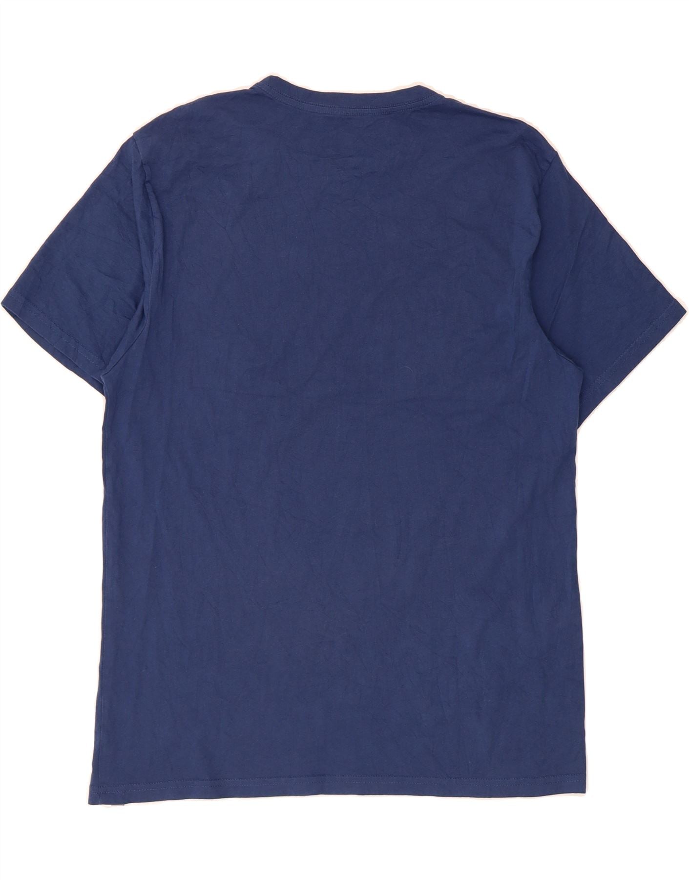 HURLEY Mens Graphic T-Shirt Top Medium Navy Blue Cotton Vintage Hurley and Second-Hand Hurley from Messina Hembry