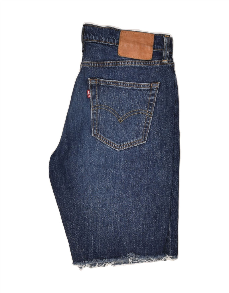 LEVI'S Mens Denim Shorts W34 Large Blue Cotton | Vintage Levi's | Thrift | Second-Hand Levi's | Used Clothing | Messina Hembry 