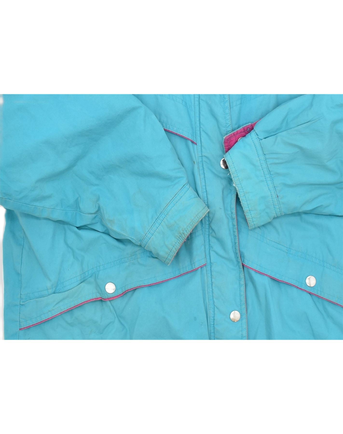 VINTAGE Mens Windbreaker Jacket UK 36 Small Blue Cotton | Vintage | Thrift | Second-Hand | Used Clothing | Messina Hembry