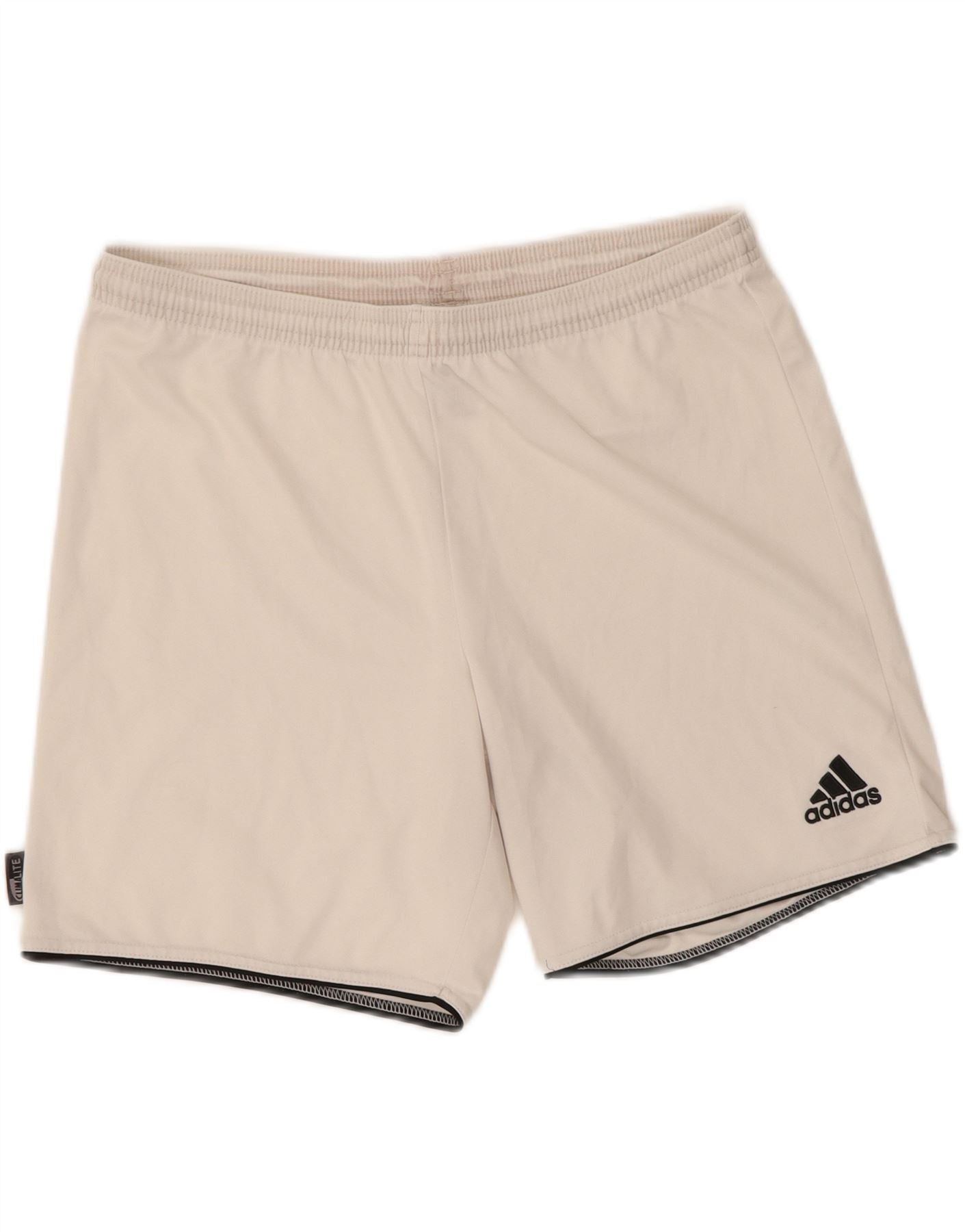 ADIDAS Mens Climalite Sport Shorts Medium  White Polyester Vintage Adidas and Second-Hand Adidas from Messina Hembry