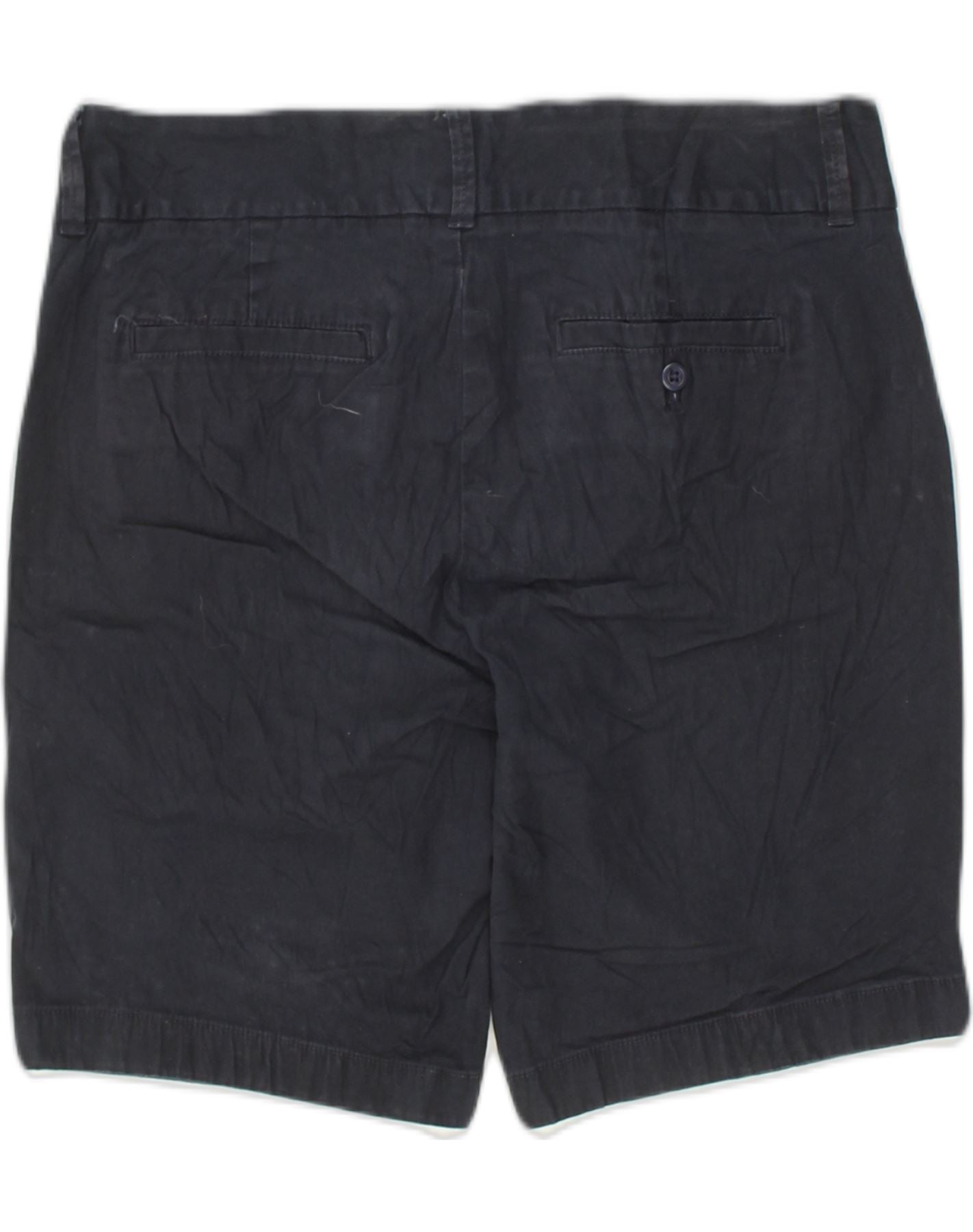 J. CREW Womens Frankie Chino Shorts US 6 Medium W30 Navy Blue Cotton | Vintage J. Crew | Thrift | Second-Hand J. Crew | Used Clothing | Messina Hembry