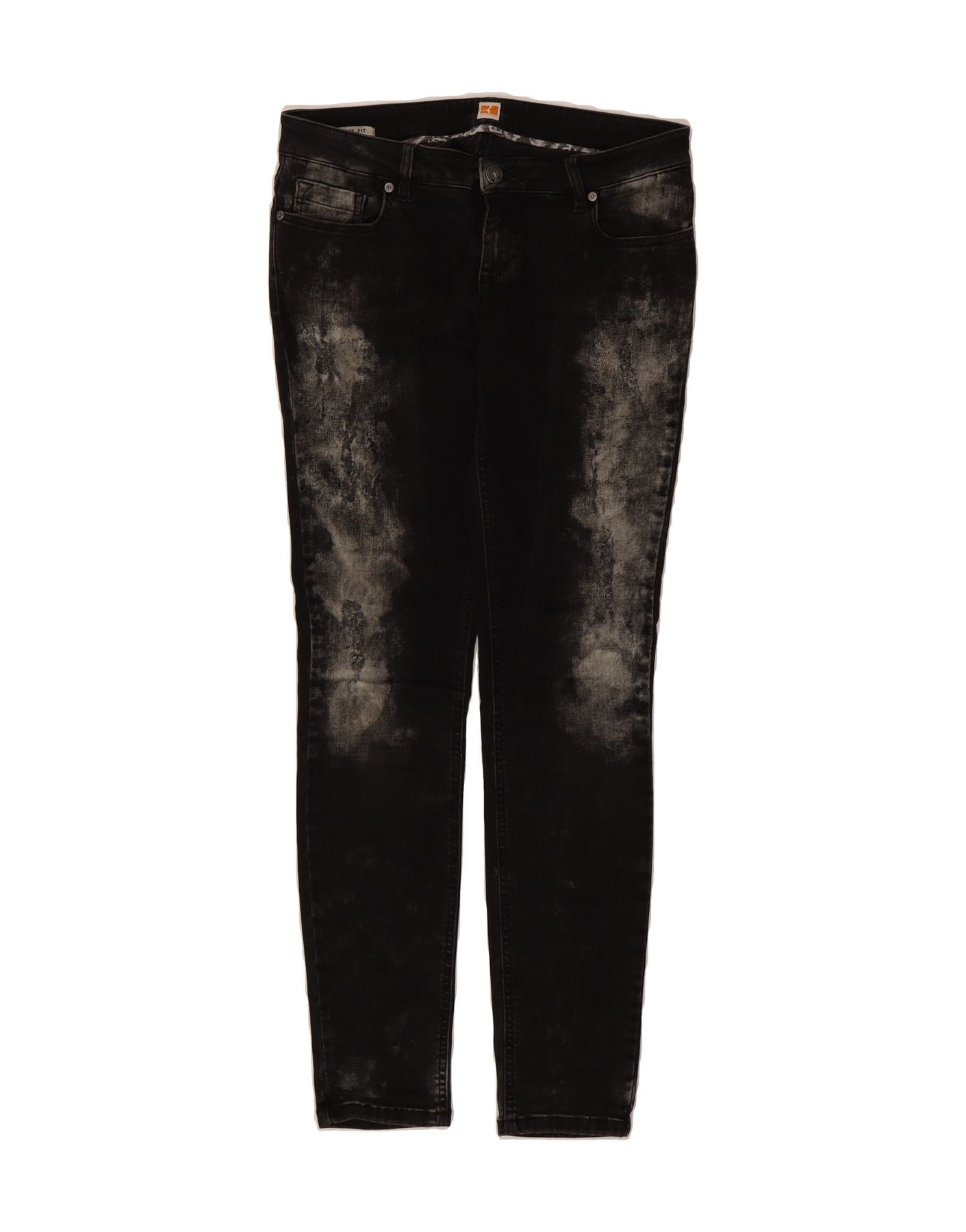 HUGO BOSS Womens Slim Jeans W30 L34 Black Cotton Vintage Hugo Boss and Second-Hand Hugo Boss from Messina Hembry