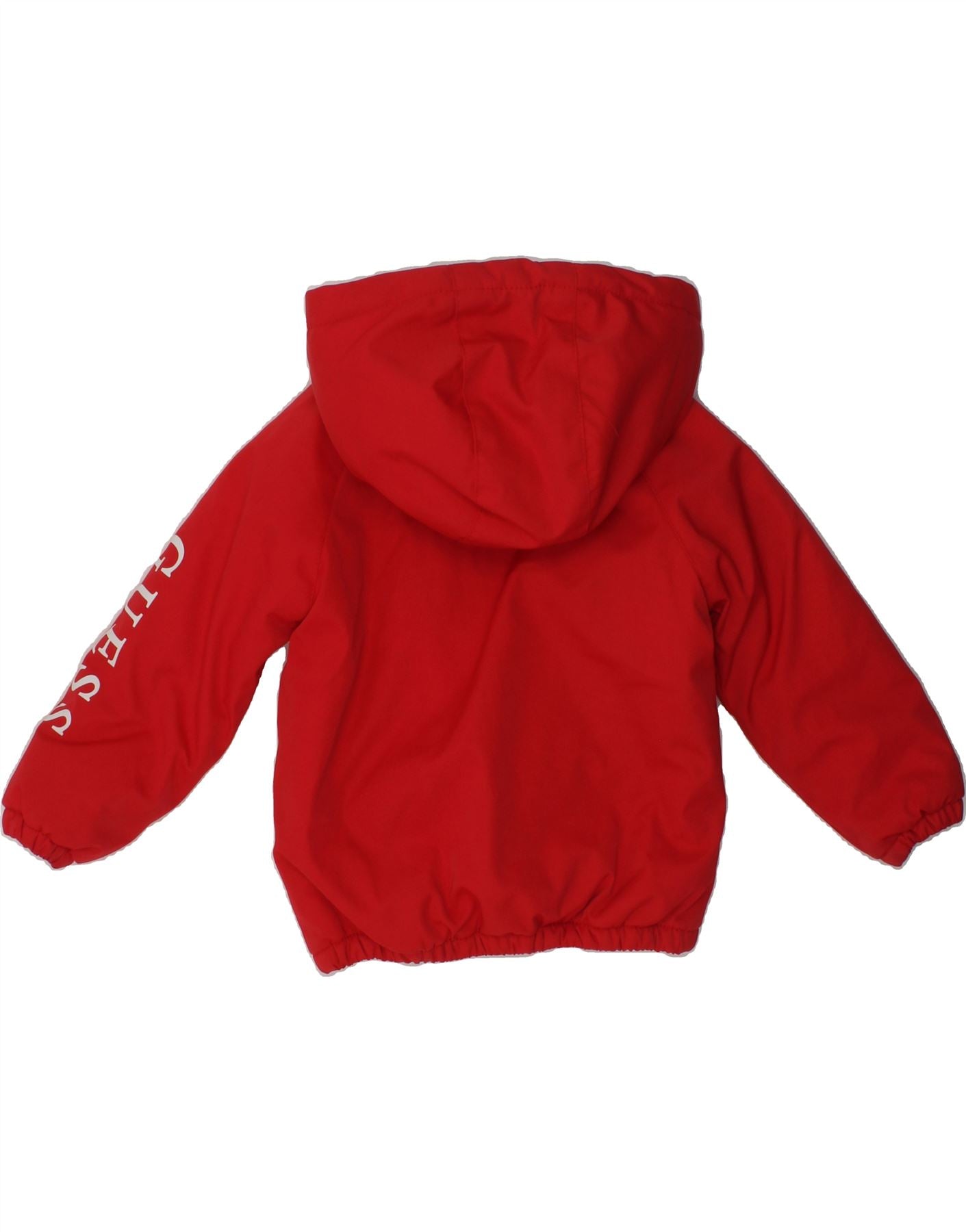 GUESS Baby Boys Graphic Hooded Windbreaker Jacket 12-18 Months Red | Vintage Guess | Thrift | Second-Hand Guess | Used Clothing | Messina Hembry