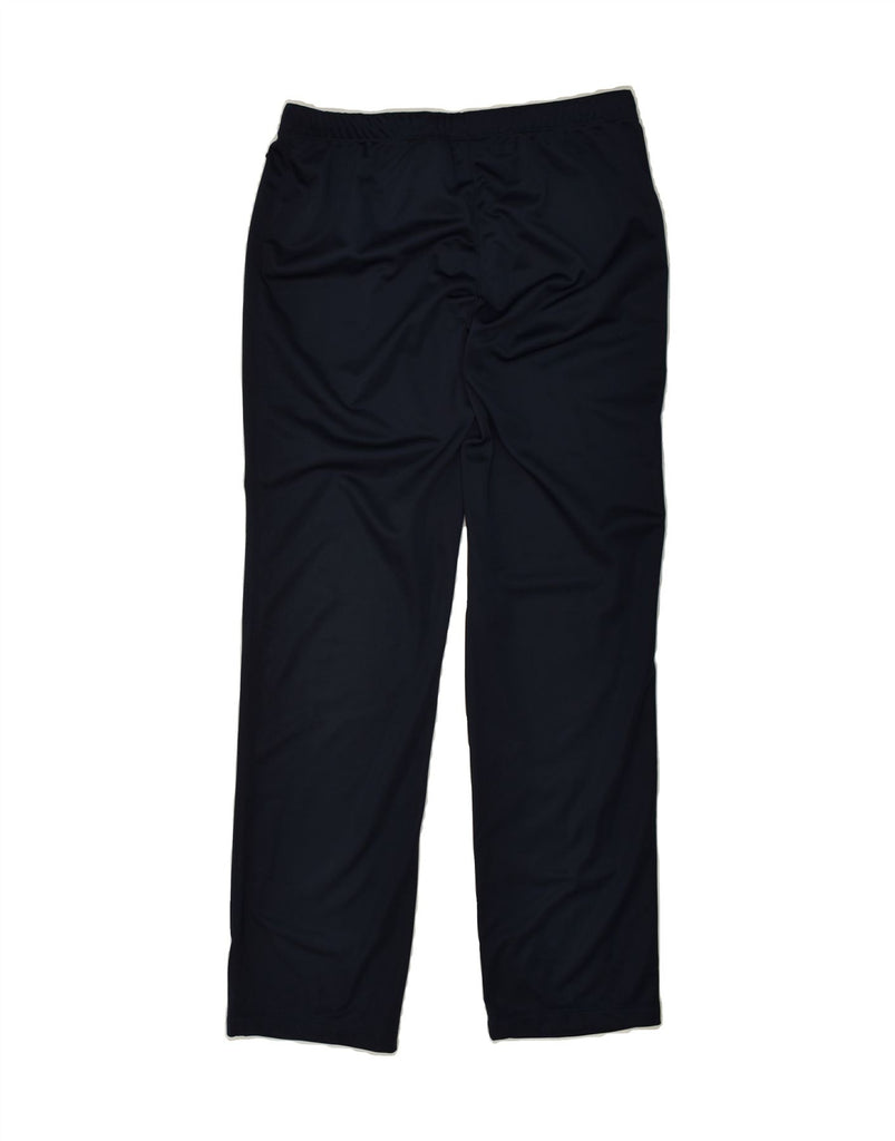LOTTO Womens Tracksuit Trousers UK 12 Medium Navy Blue Polyester | Vintage Lotto | Thrift | Second-Hand Lotto | Used Clothing | Messina Hembry 