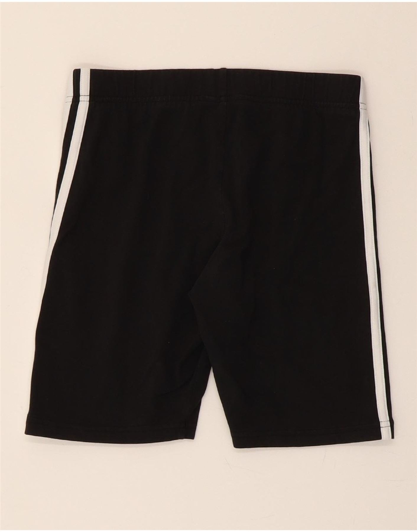 ADIDAS Womens Sport Shorts UK 8/10 Small  Black Cotton Vintage Adidas and Second-Hand Adidas from Messina Hembry