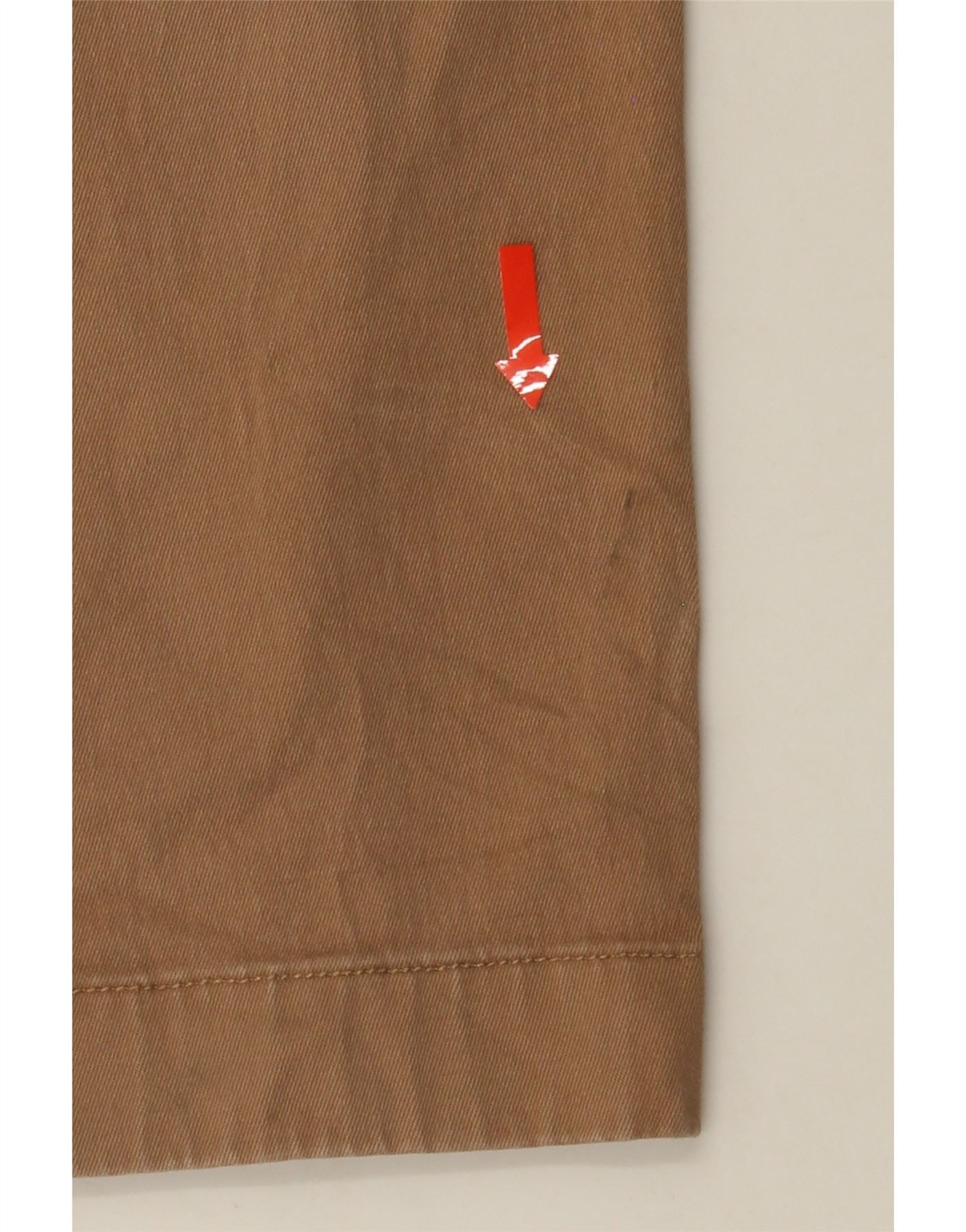 J. CREW Mens Straight Chino Trousers W32 L30 Brown Cotton Vintage J. Crew and Second-Hand J. Crew from Messina Hembry