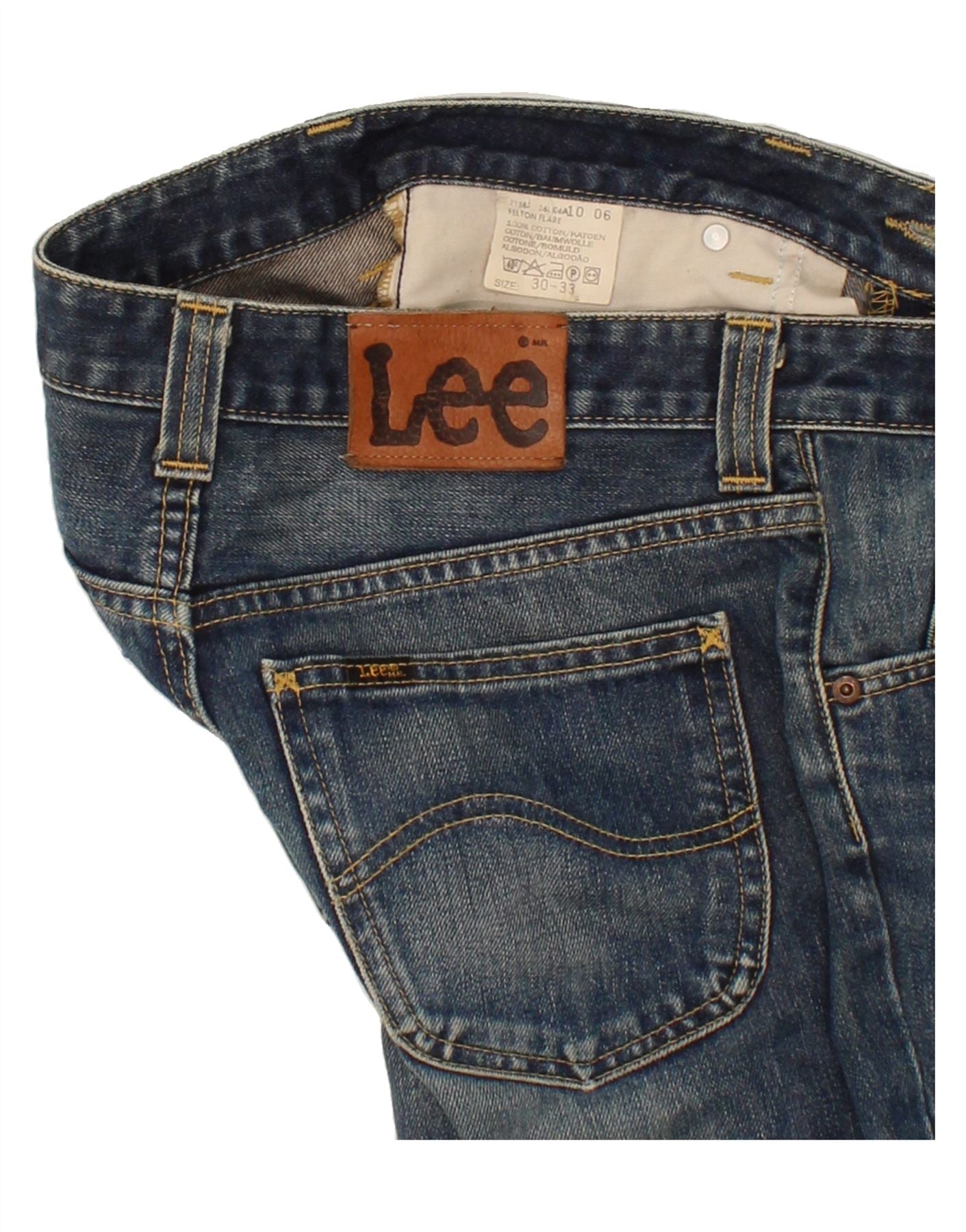 LEE Womens Felton Slim Jeans W30 L30 Blue Cotton Vintage Lee and Second-Hand Lee from Messina Hembry