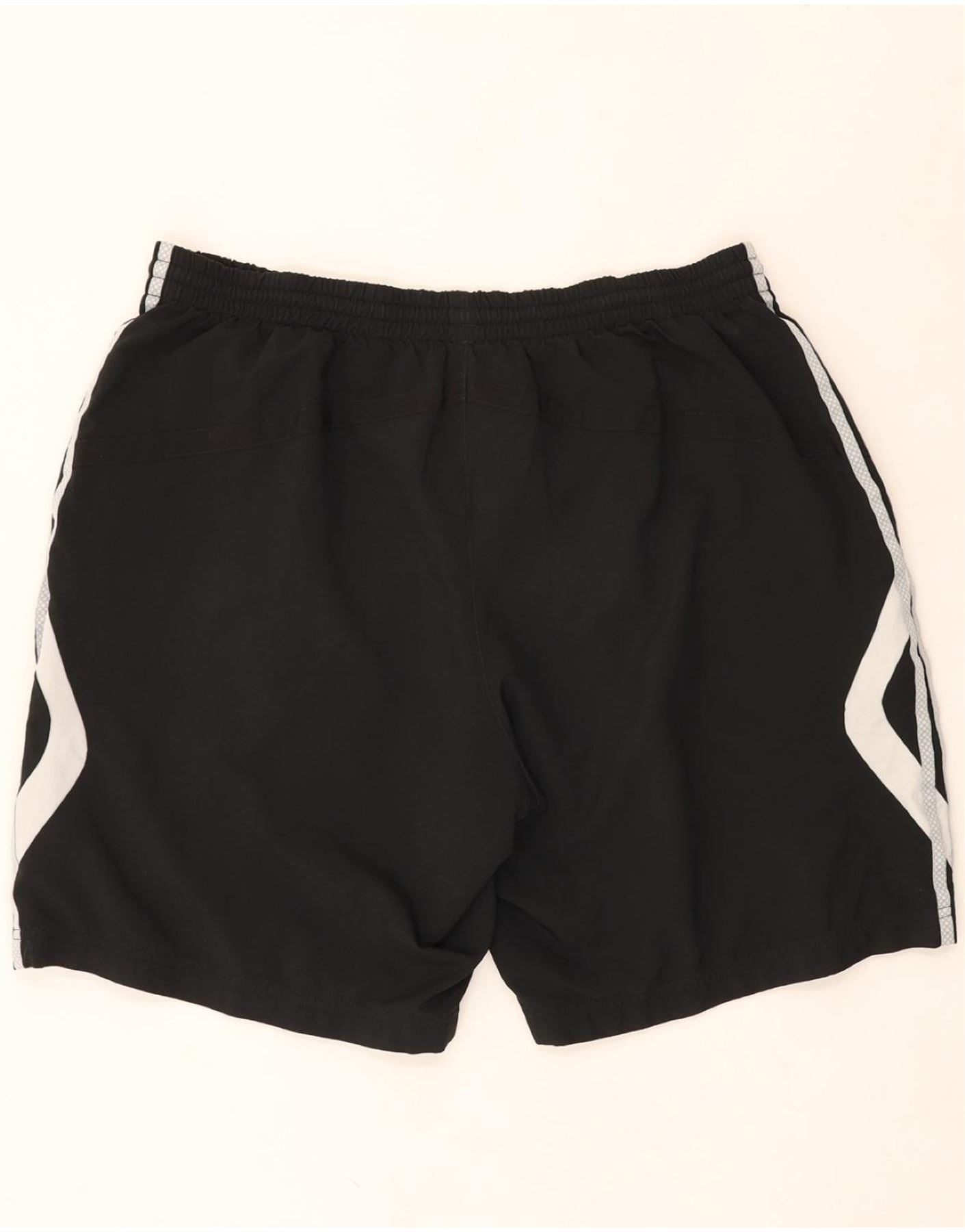 ADIDAS Mens Sport Shorts XL Black Colourblock Vintage Adidas and Second-Hand Adidas from Messina Hembry