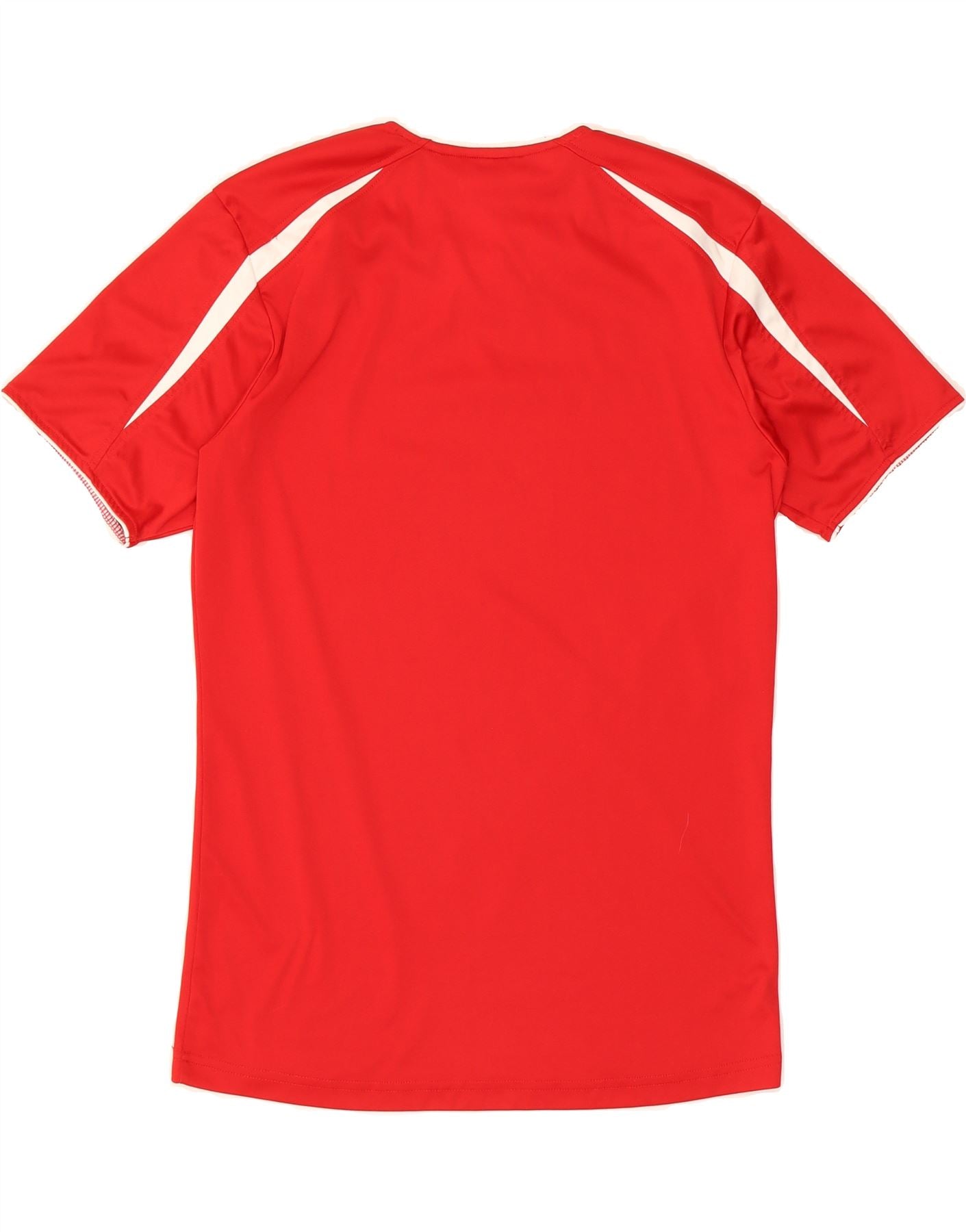 ASICS Mens T-Shirt Top Medium Red Polyester Vintage Asics and Second-Hand Asics from Messina Hembry