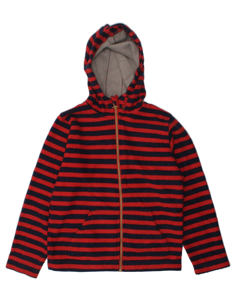 MOUNTAIN WAREHOUSE Girls Zip Hoodie Sweater 9-10 Years Red Striped | Vintage Mountain Warehouse | Thrift | Second-Hand Mountain Warehouse | Used Clothing | Messina Hembry 