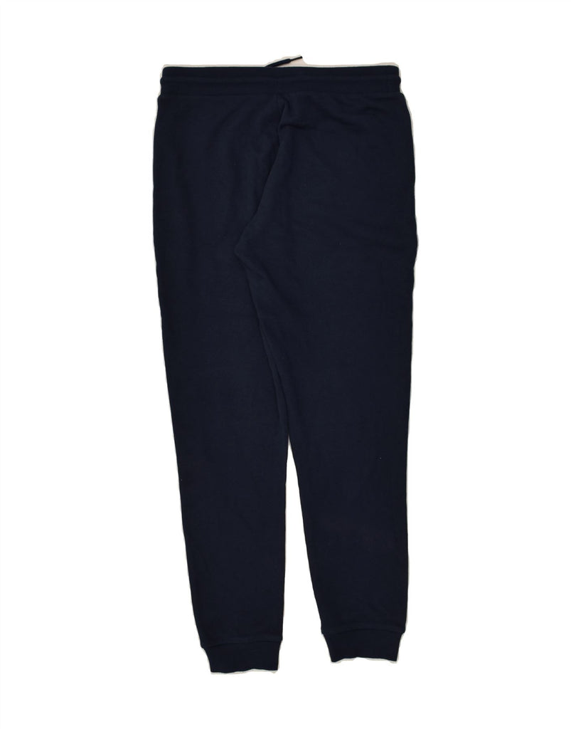 TOMMY HILFIGER Womens Tracksuit Trousers Joggers UK 12 Medium Navy Blue | Vintage Tommy Hilfiger | Thrift | Second-Hand Tommy Hilfiger | Used Clothing | Messina Hembry 