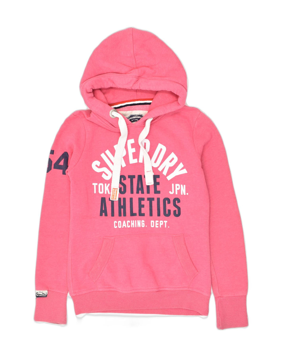 Pink hoodie superdry hotsell