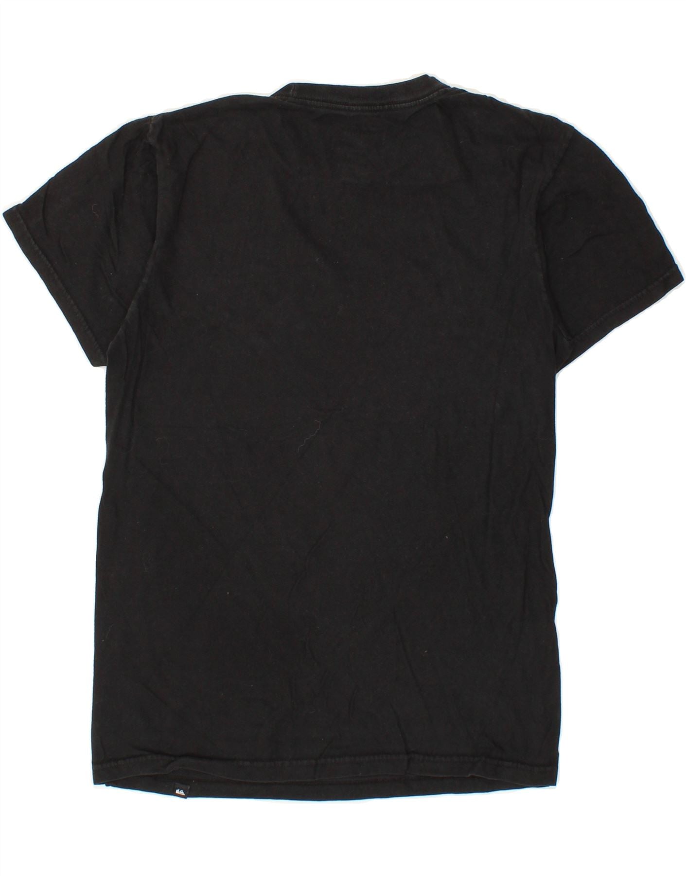 QUIKSILVER Womens Regular Fit Graphic T-Shirt Top UK 10 Small Black Cotton Vintage Quiksilver and Second-Hand Quiksilver from Messina Hembry