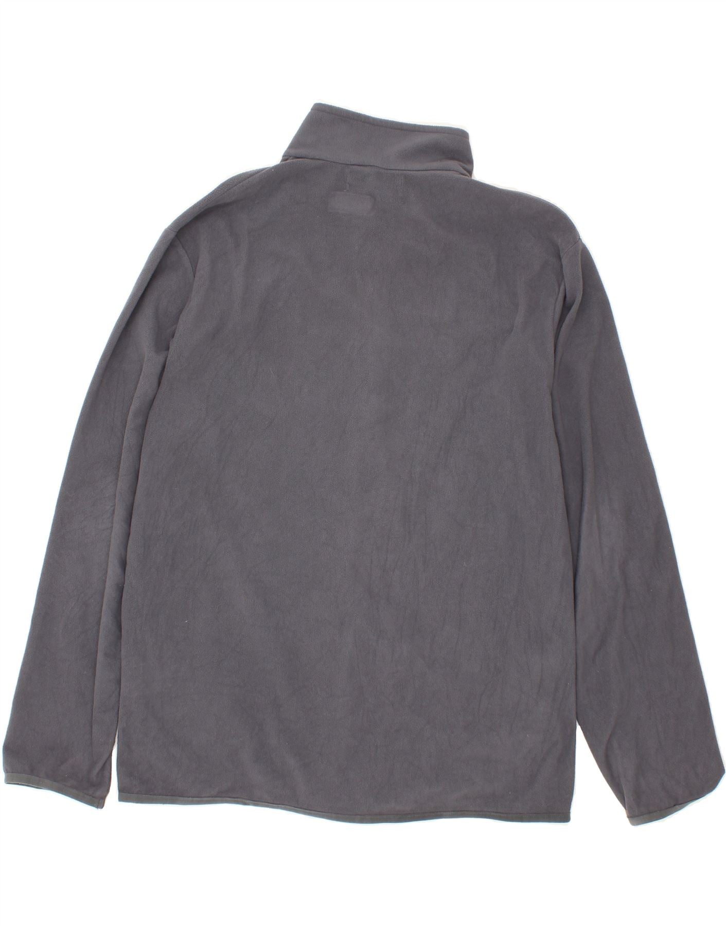 KAPPA Mens Fleece Jacket UK 44 2XL Grey Polyamide Vintage Kappa and Second-Hand Kappa from Messina Hembry