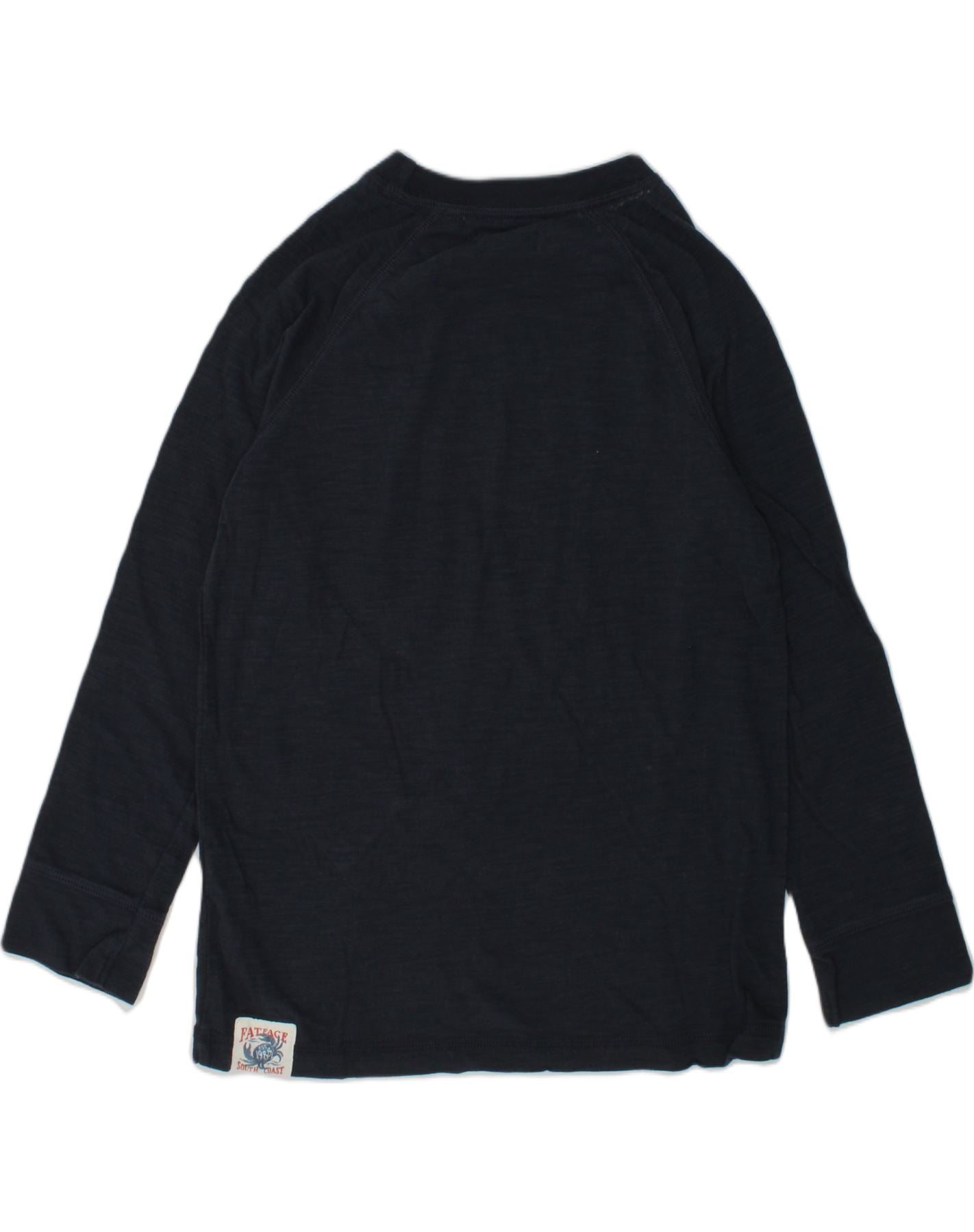 FAT FACE Boys Top Long Sleeve 6-7 Years Navy Blue Cotton | Vintage Fat Face | Thrift | Second-Hand Fat Face | Used Clothing | Messina Hembry
