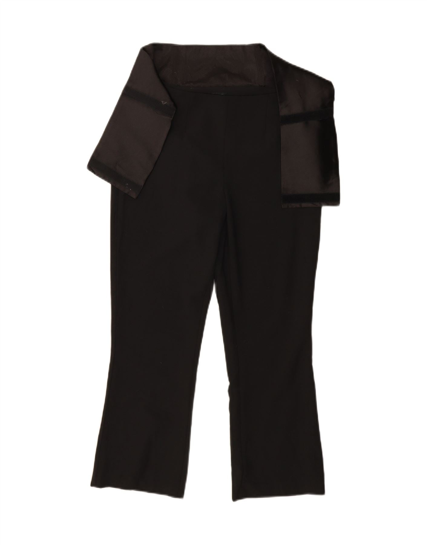 DOLCE & GABBANA Womens Straight Casual Trousers IT 42 Medium W28 L23 Black Vintage Dolce & Gabbana and Second-Hand Dolce & Gabbana from Messina Hembry