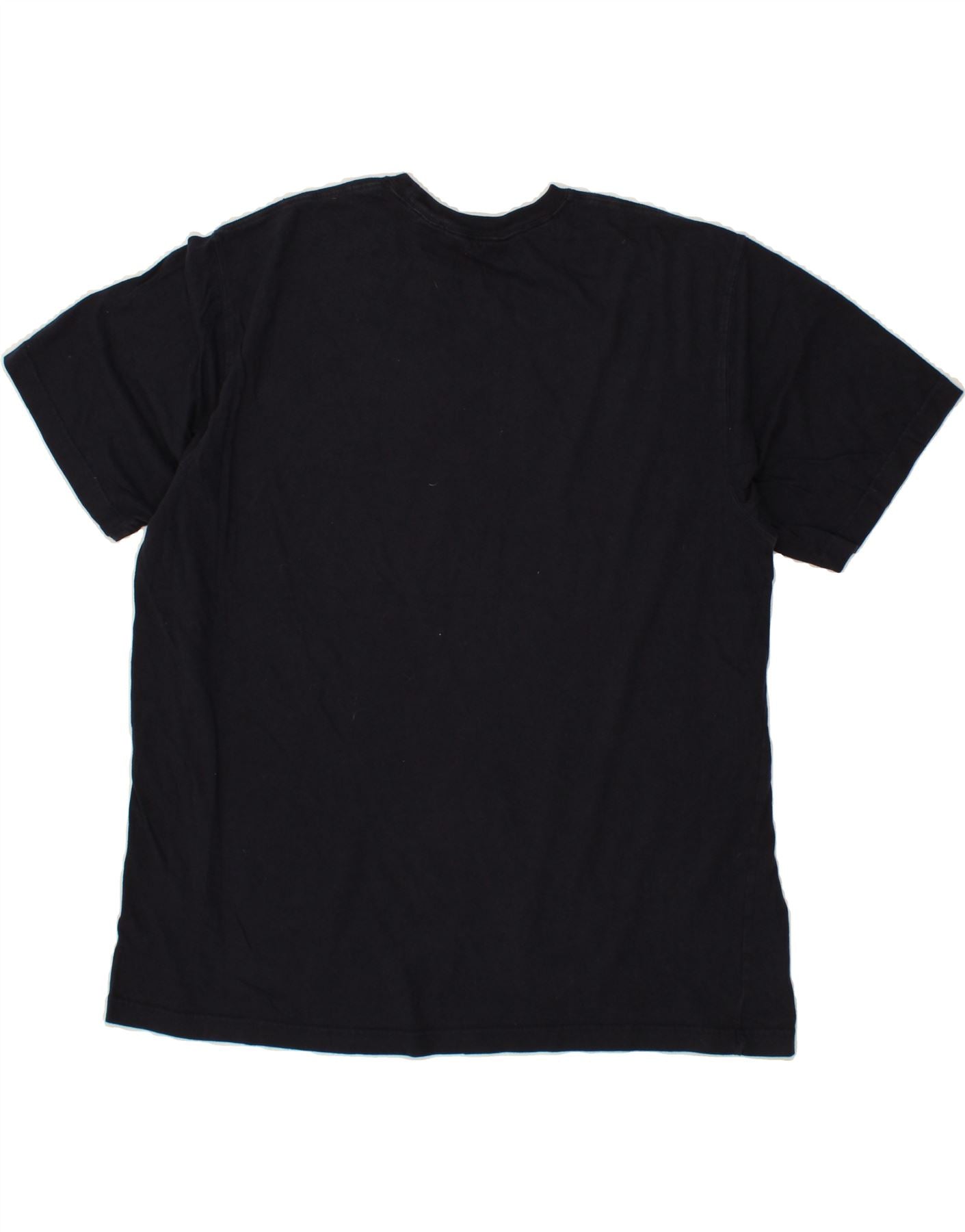 EDDIE BAUER Mens T-Shirt Top XL Navy Blue Cotton Vintage Eddie Bauer and Second-Hand Eddie Bauer from Messina Hembry