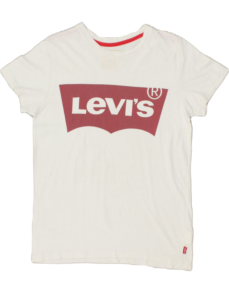 LEVI'S Boys Graphic T-Shirt Top 13-14 Years White | Vintage Levi's | Thrift | Second-Hand Levi's | Used Clothing | Messina Hembry 