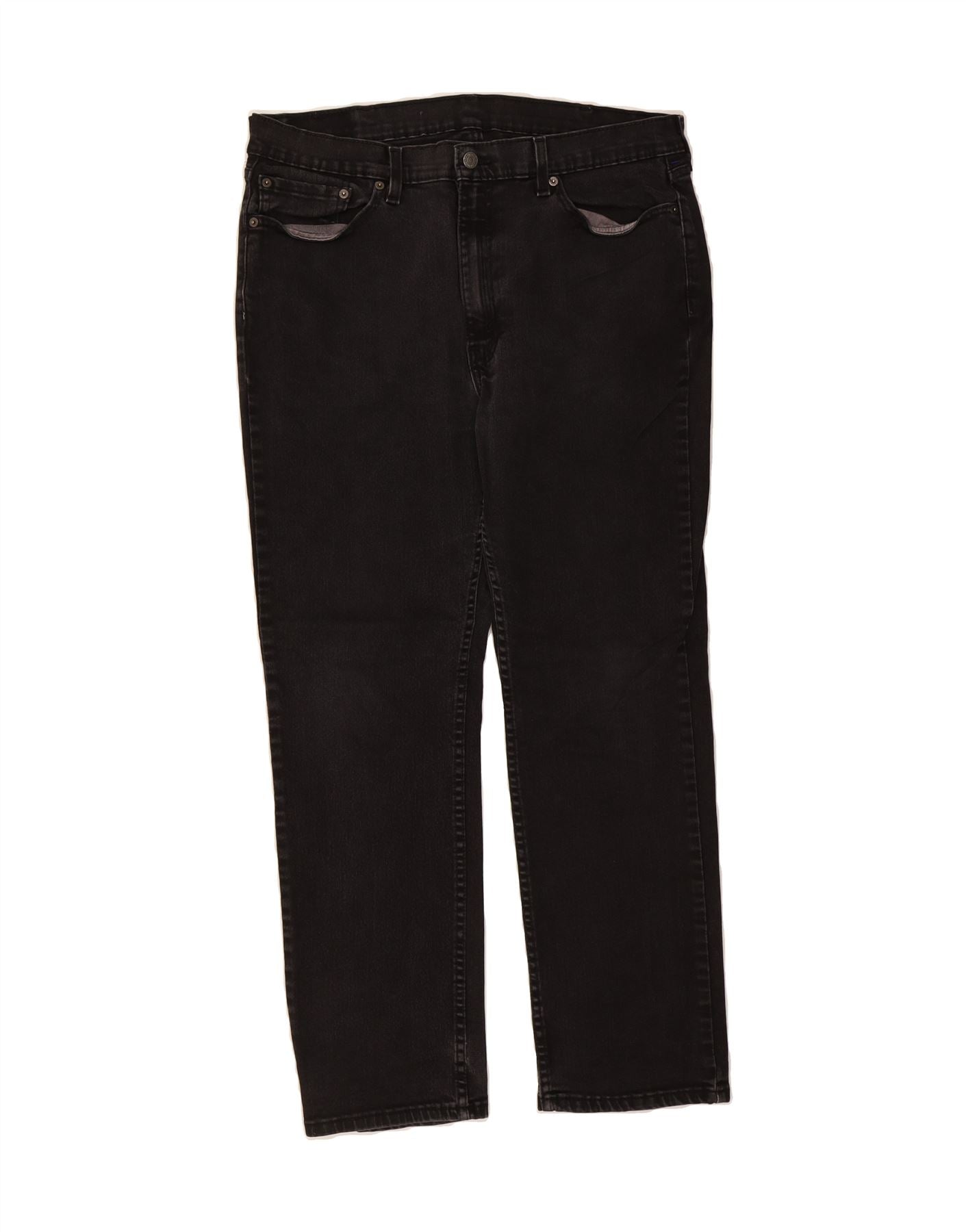 LEVI'S Mens 514 Straight Jeans W33 L30 Black Cotton Vintage Levi's and Second-Hand Levi's from Messina Hembry