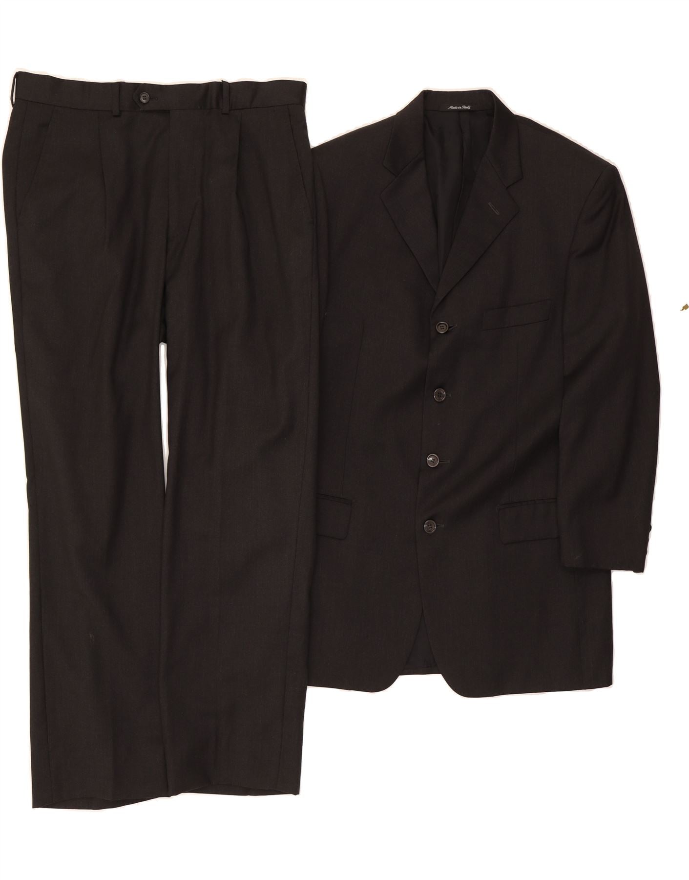 YVES SAINT LAURENT Mens 2 Piece Suit IT 50 Large W34 L28 Grey Classic Vintage Yves Saint Laurent and Second-Hand Yves Saint Laurent from Messina Hembry