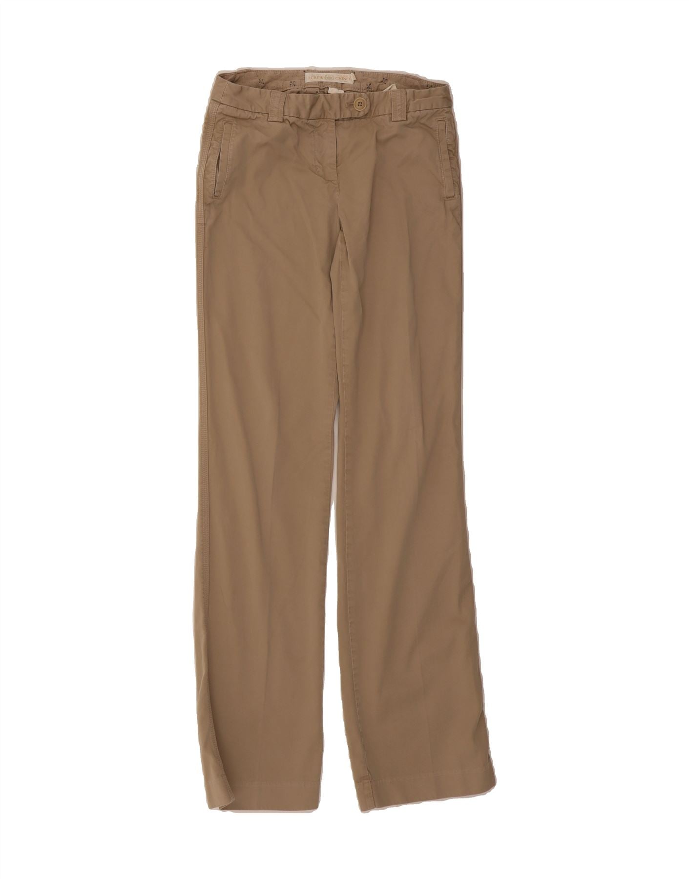 J. CREW Womens City Fit Straight Chino Trousers US 8 Medium W30 L34 Beige Vintage J. Crew and Second-Hand J. Crew from Messina Hembry
