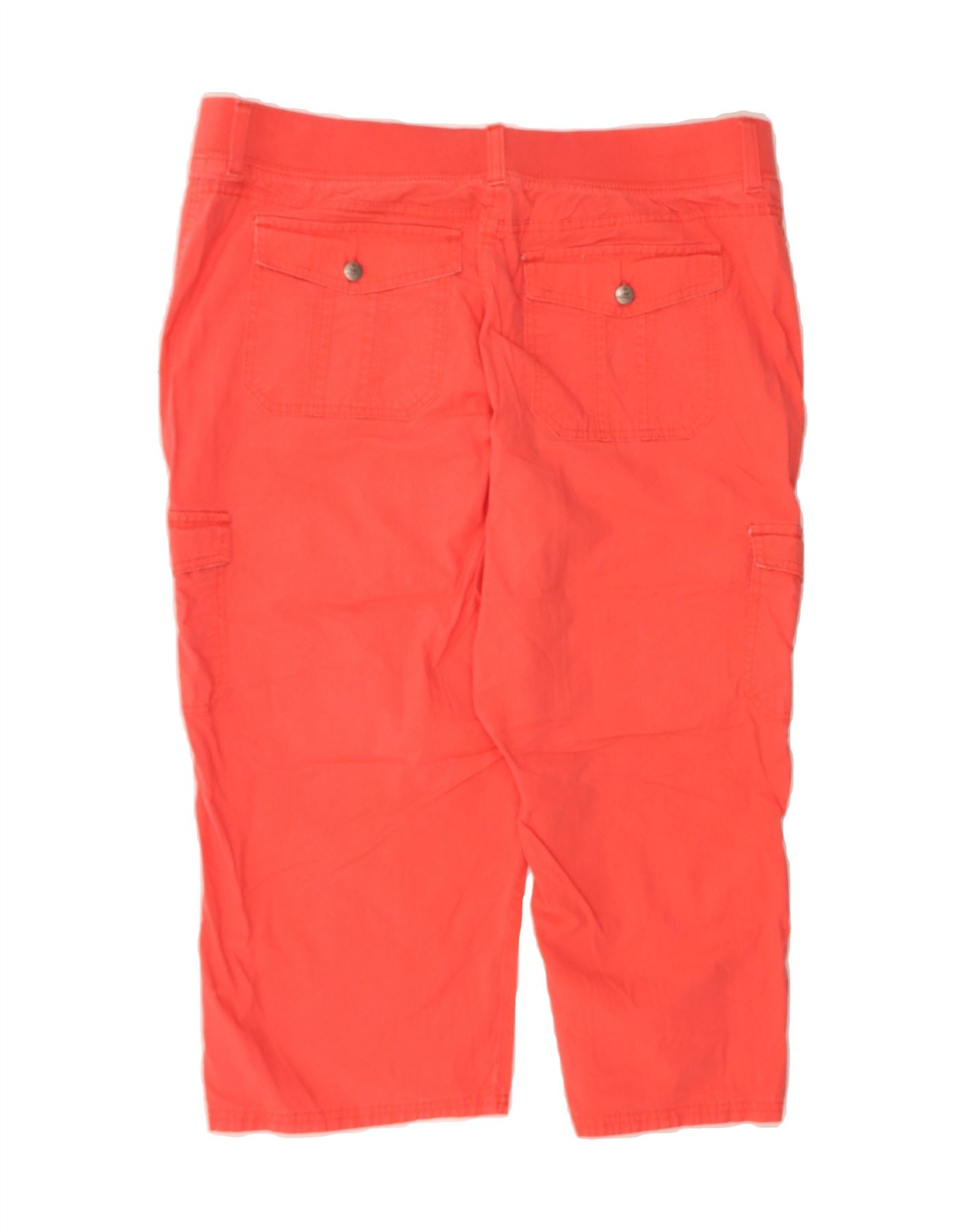 LEE Womens Capri Cargo Trousers US 18 2XL W36 L20 Red Cotton Vintage Lee and Second-Hand Lee from Messina Hembry