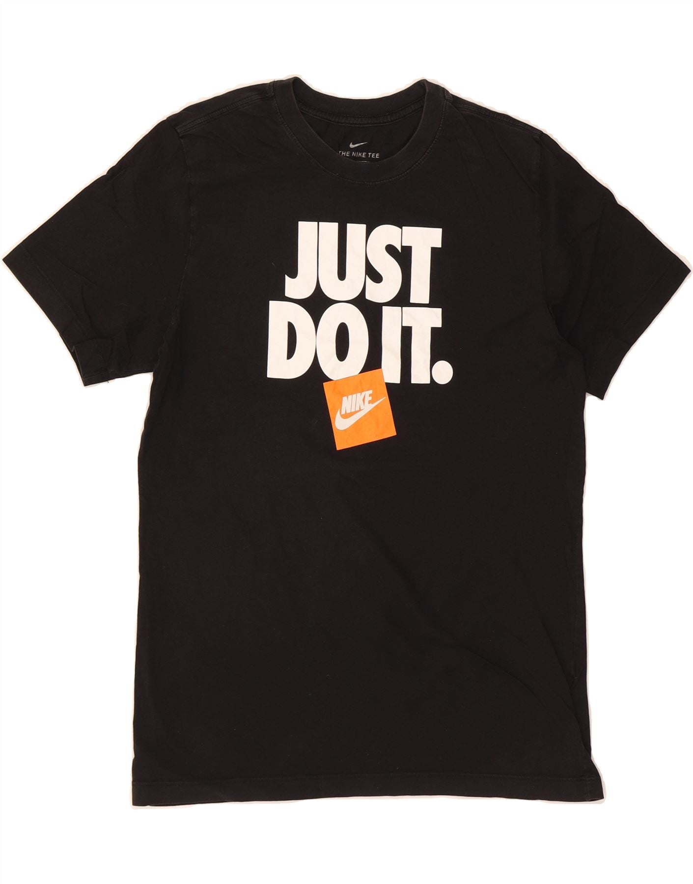 NIKE Mens Graphic T-Shirt Top Medium Black Cotton Vintage Nike and Second-Hand Nike from Messina Hembry