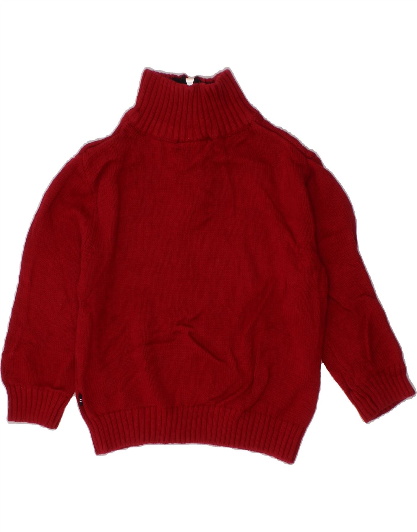 NAUTICA Baby Boys Zip Hoodie Sweater 18-24 Months Red Cotton Vintage Nautica and Second-Hand Nautica from Messina Hembry