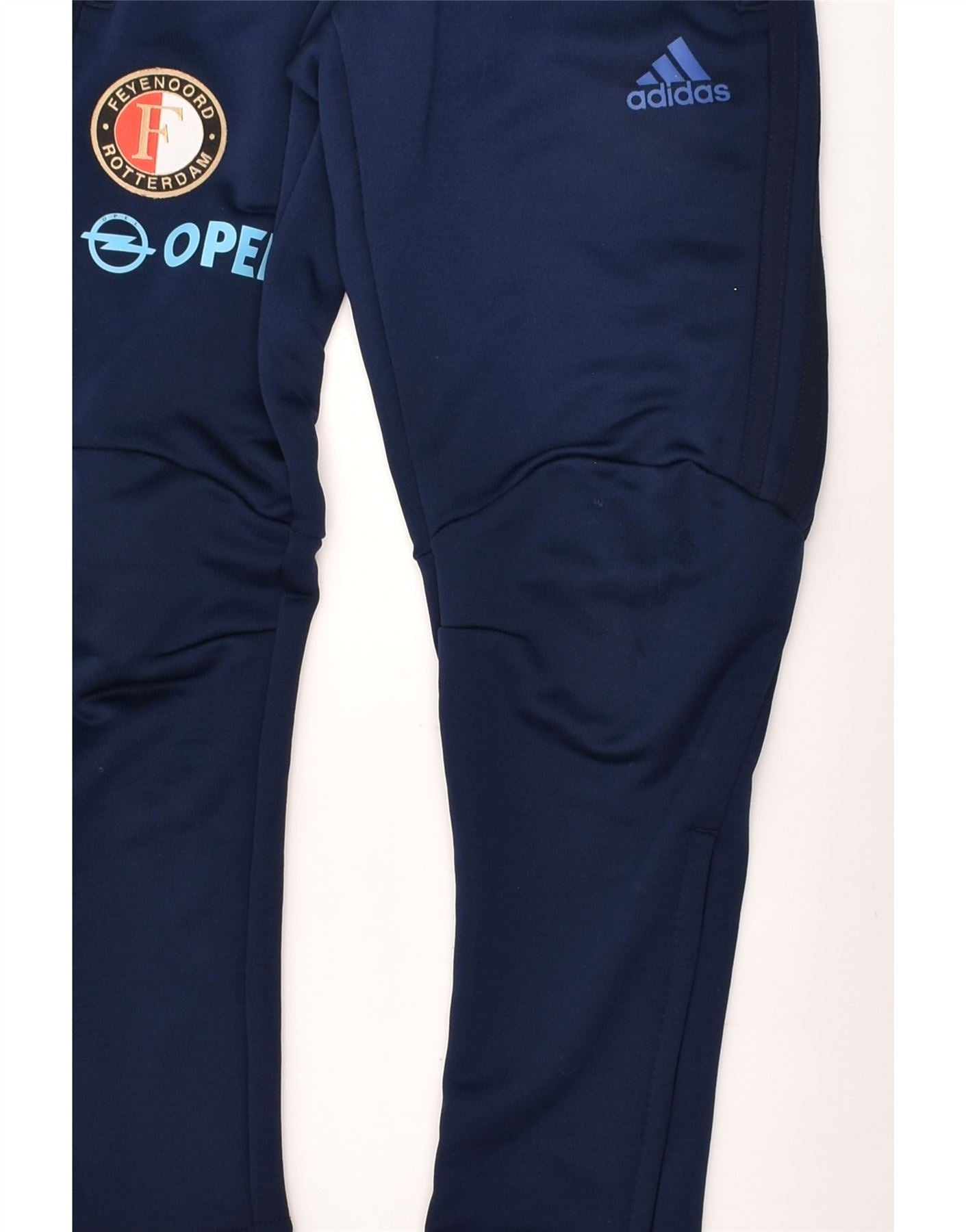 ADIDAS Boys Feyenoord Rotterdam Tracksuit Trousers 5-6 Years Navy Blue | Vintage Adidas | Thrift | Second-Hand Adidas | Used Clothing | Messina Hembry