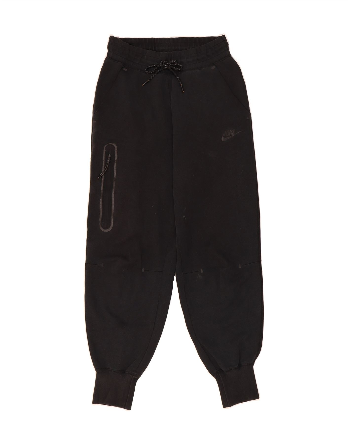 NIKE Womens Tracksuit Trousers Joggers UK 6 XS  Black Cotton Vintage Nike and Second-Hand Nike from Messina Hembry