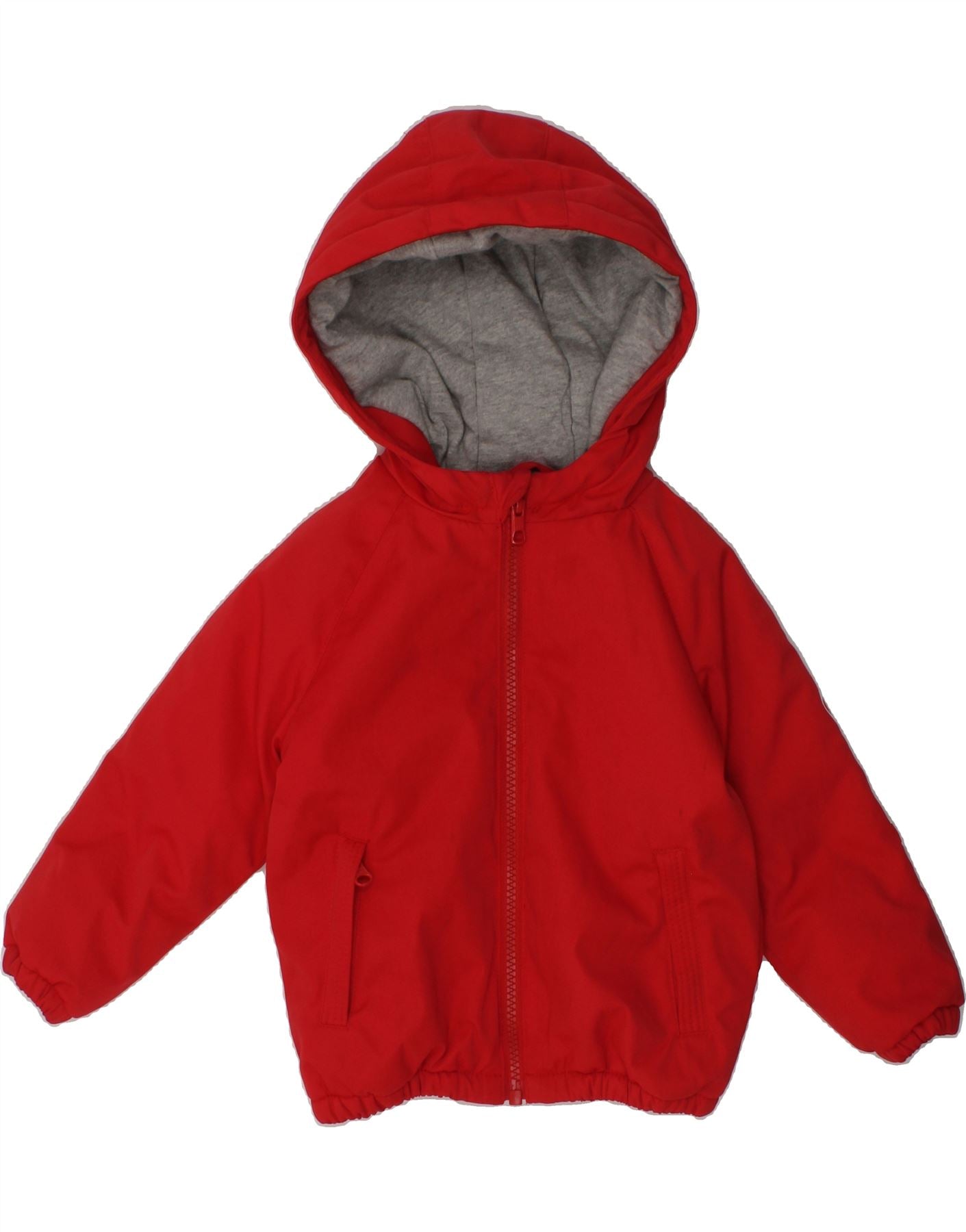 GUESS Baby Boys Graphic Hooded Windbreaker Jacket 12-18 Months Red | Vintage Guess | Thrift | Second-Hand Guess | Used Clothing | Messina Hembry