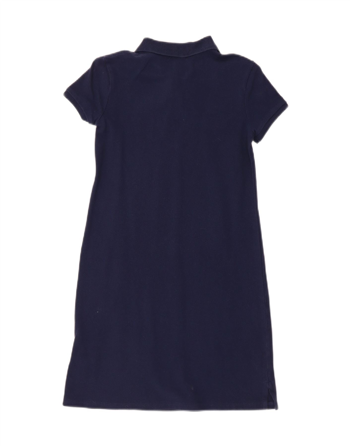 POLO RALPH LAUREN Girls Polo Dress 12-13 Years Large Navy Blue Cotton Vintage Polo Ralph Lauren and Second-Hand Polo Ralph Lauren from Messina Hembry