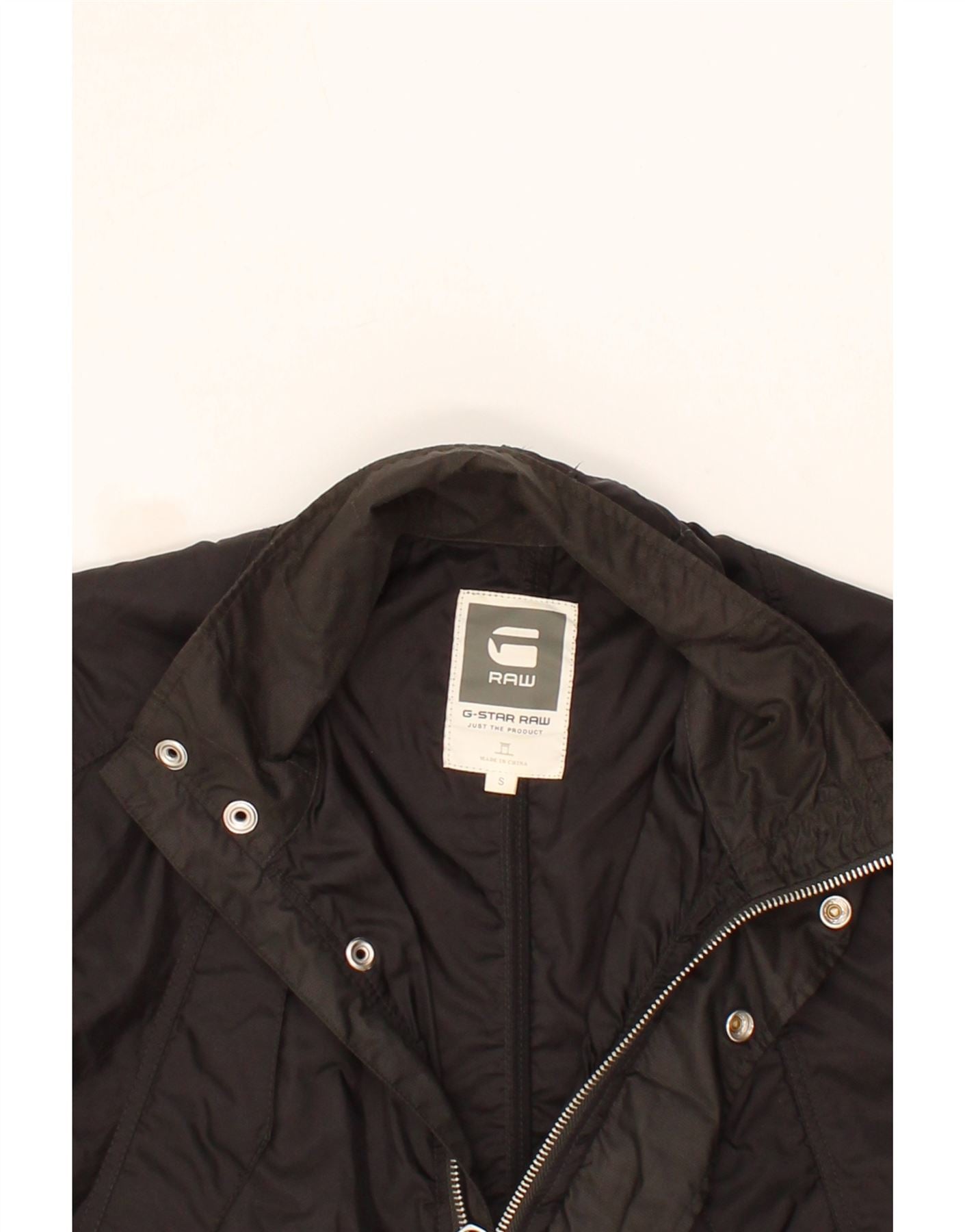 G-STAR Mens Bomber Jacket UK 36 Small Black Polyamide Vintage G-Star and Second-Hand G-Star from Messina Hembry