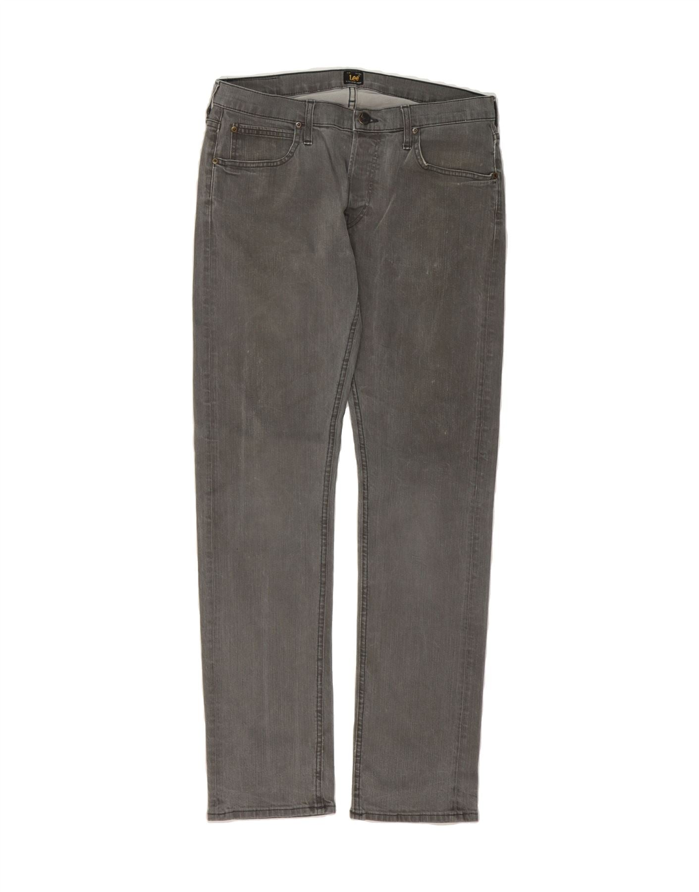 LEE Mens Daren Slim Jeans W34 L34 Grey Cotton Vintage Lee and Second-Hand Lee from Messina Hembry