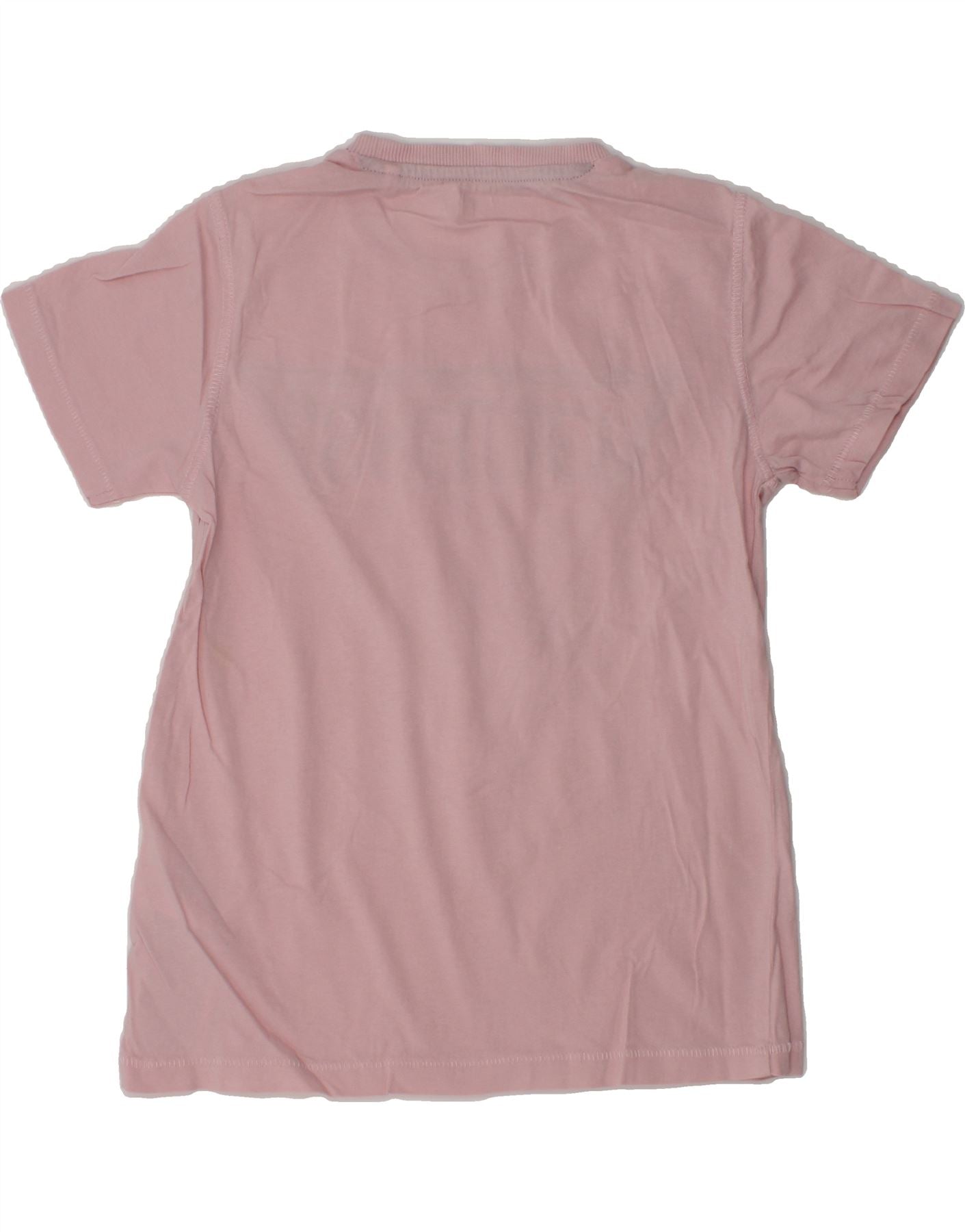 GUESS Girls Graphic T-Shirt Top 5-6 Years Pink Cotton Vintage Guess and Second-Hand Guess from Messina Hembry