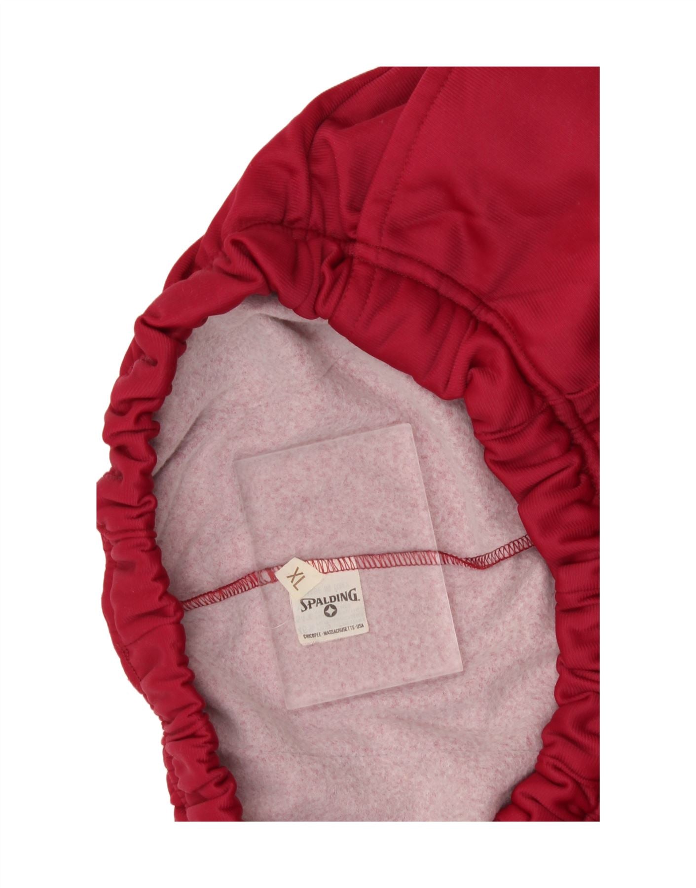 SPALDING Mens Tracksuit Trousers XL  Red Polyester Vintage Spalding and Second-Hand Spalding from Messina Hembry