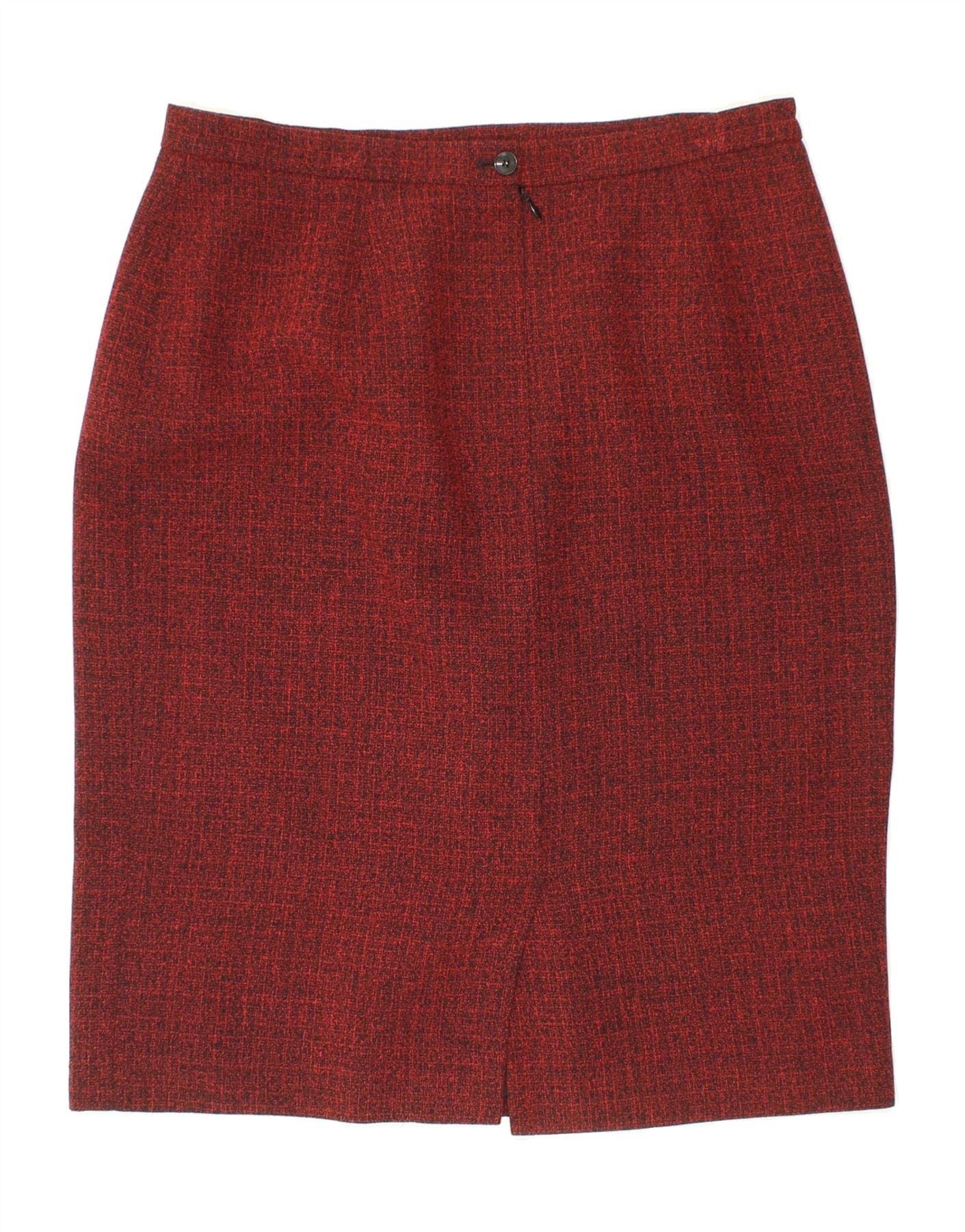 EASTEX Womens Pencil Skirt UK 14 Large W32  Red Polyester Vintage Eastex and Second-Hand Eastex from Messina Hembry