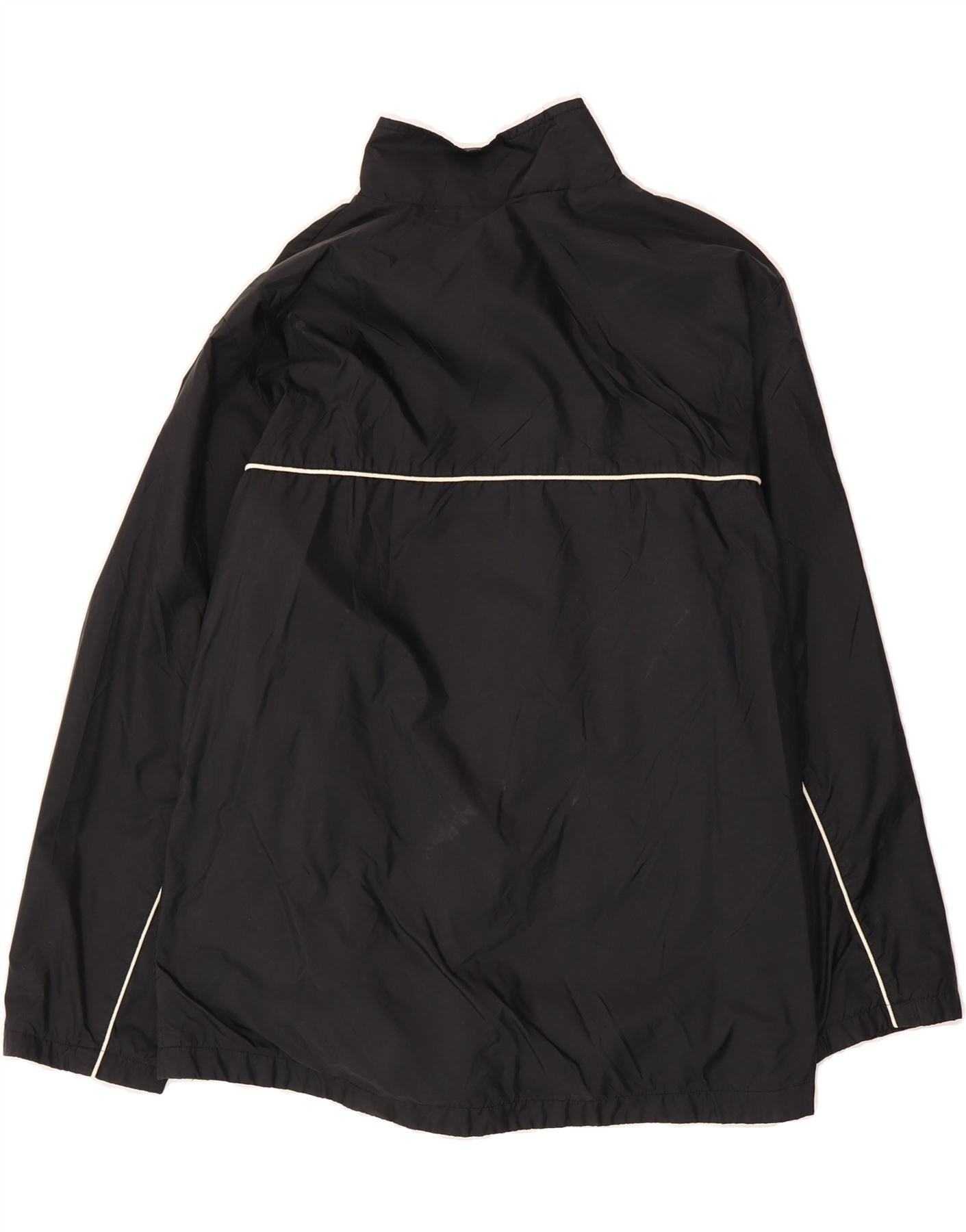 NIKE Womens Windbreaker Jacket US 16/18 XL Black Nylon Vintage Nike and Second-Hand Nike from Messina Hembry