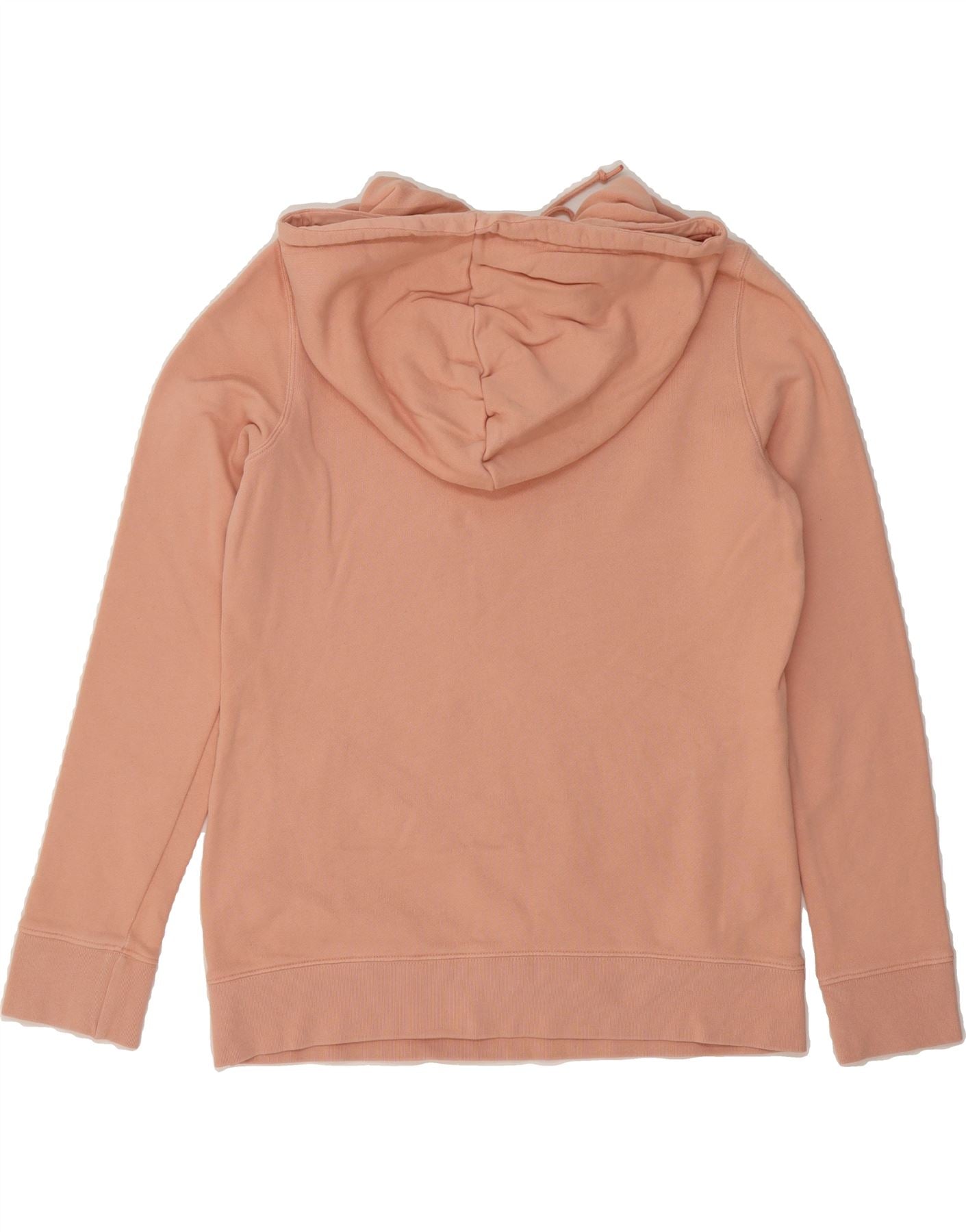 ADIDAS Womens Oversized Graphic Hoodie Jumper UK 10 Small Pink Cotton Vintage Adidas and Second-Hand Adidas from Messina Hembry