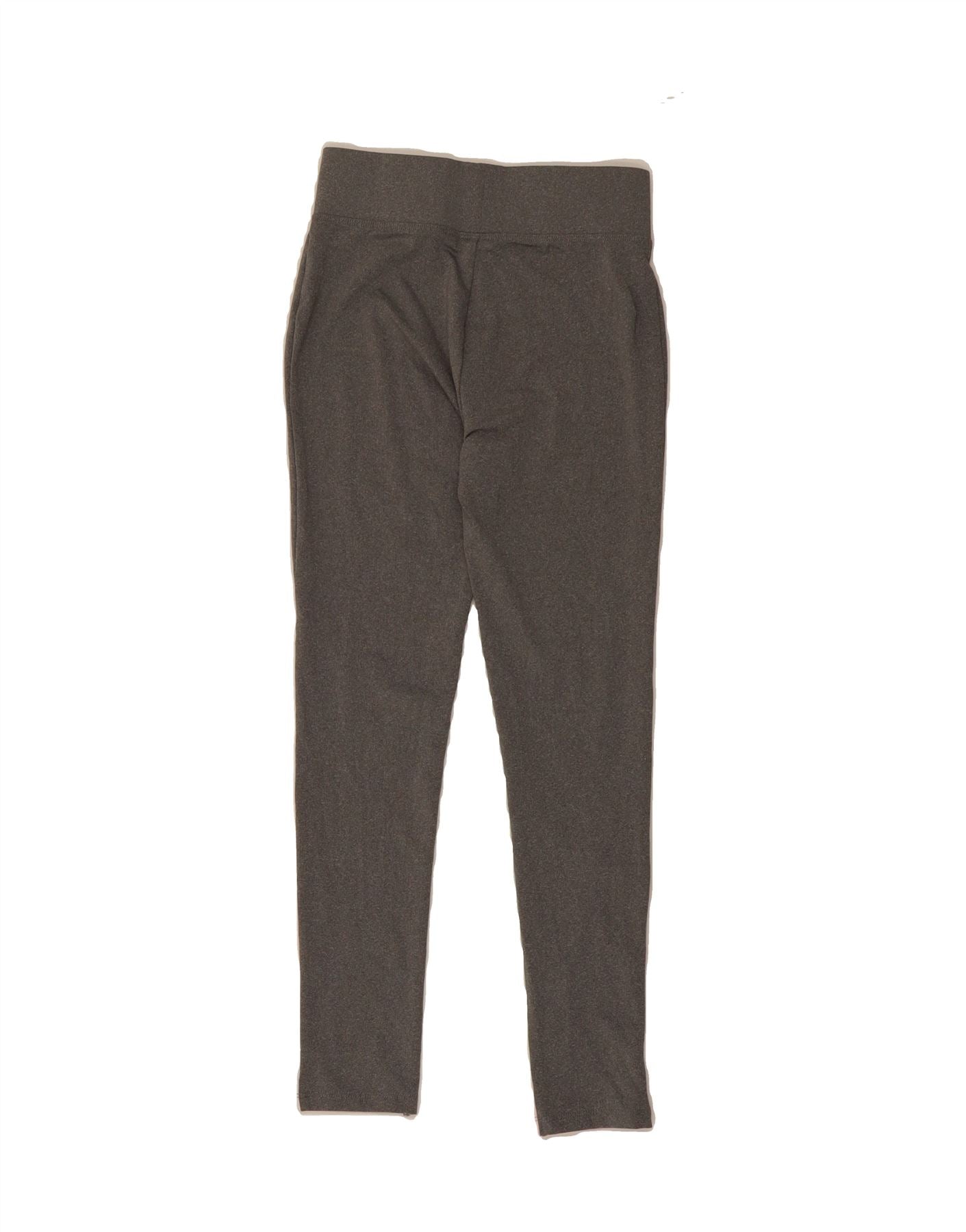 PUMA Girls Leggings 10-11 Years Large Grey Colourblock Polyester Vintage Puma and Second-Hand Puma from Messina Hembry